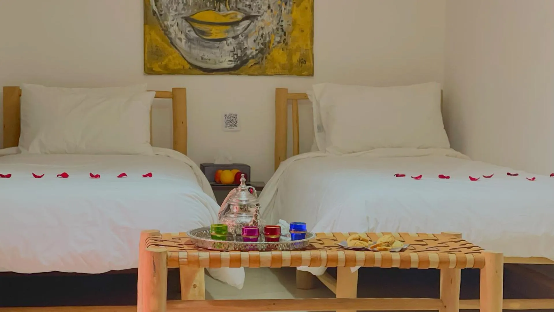 Bed in Riad Pourpre Medina