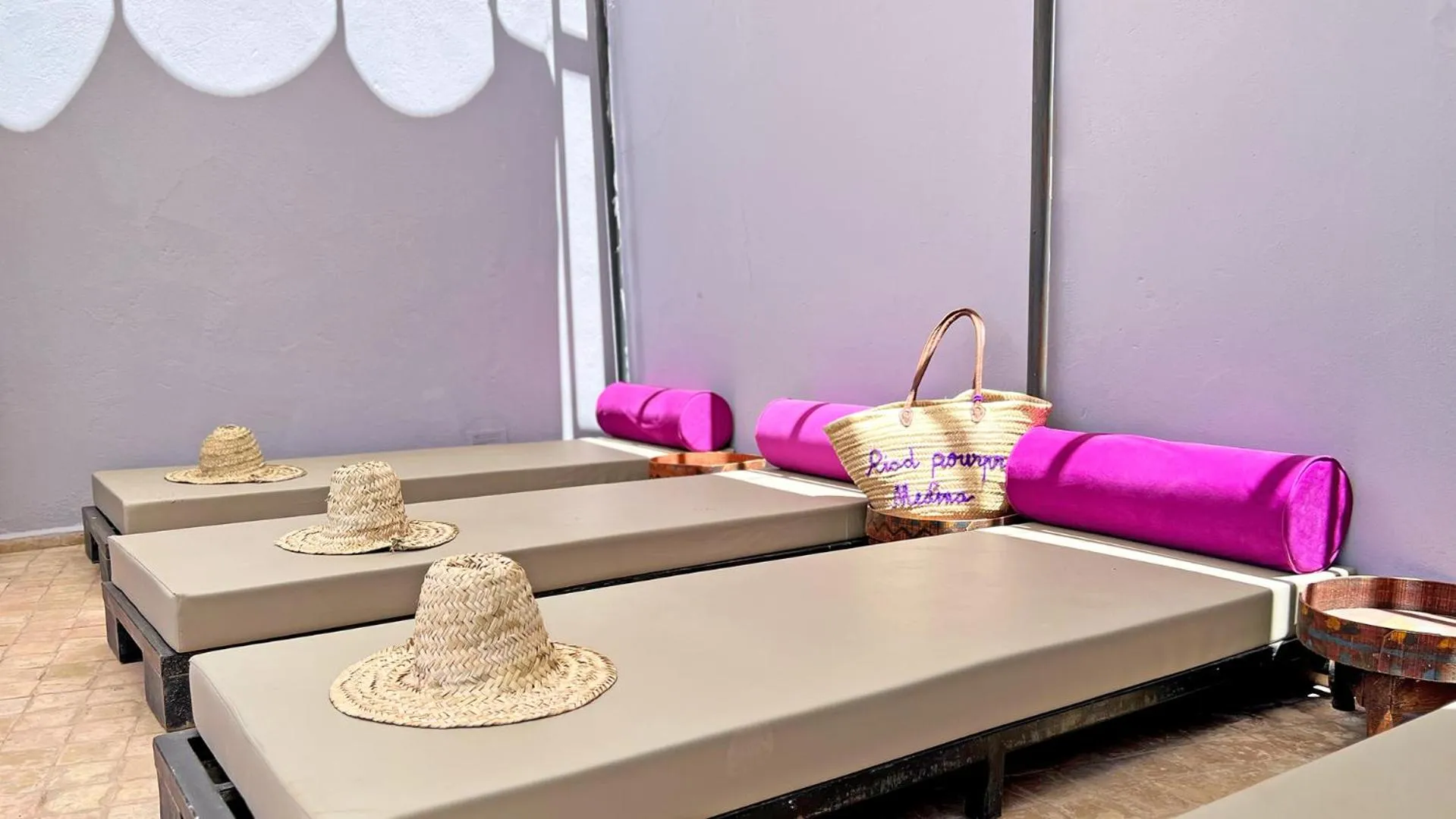 Solarium in Riad Pourpre Medina