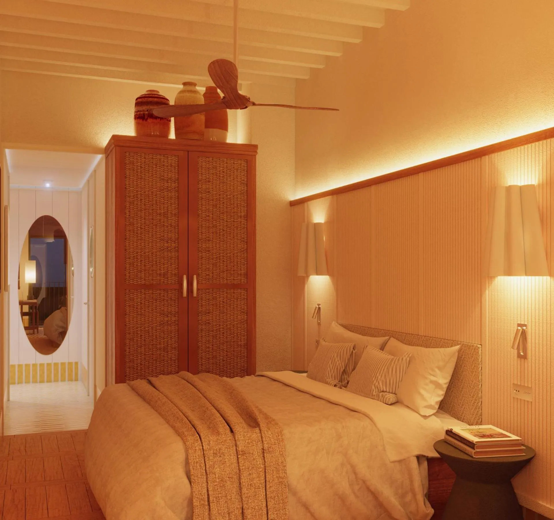 Bed in Casa Bassa Hotel