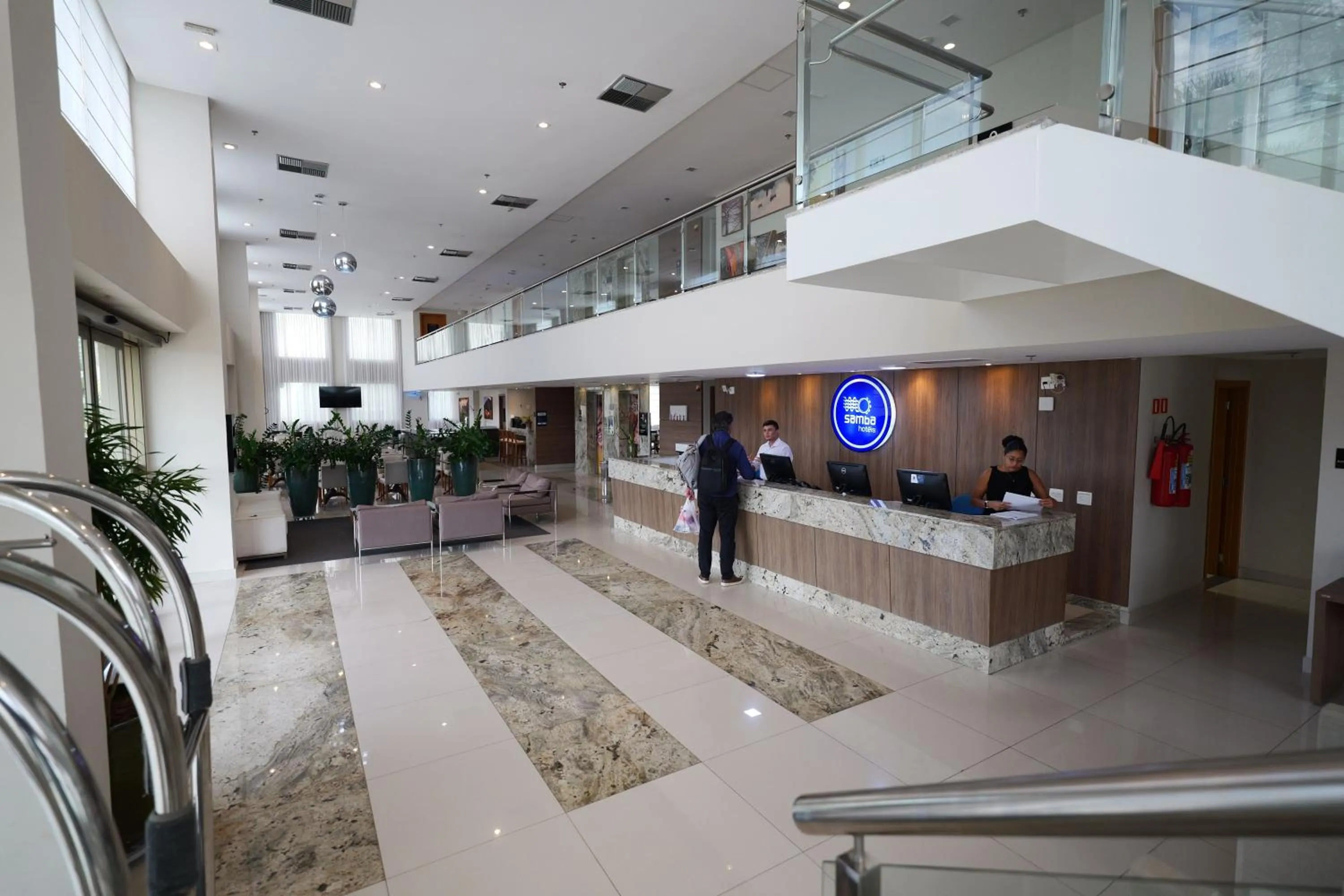 Lobby or reception in Samba Linhares