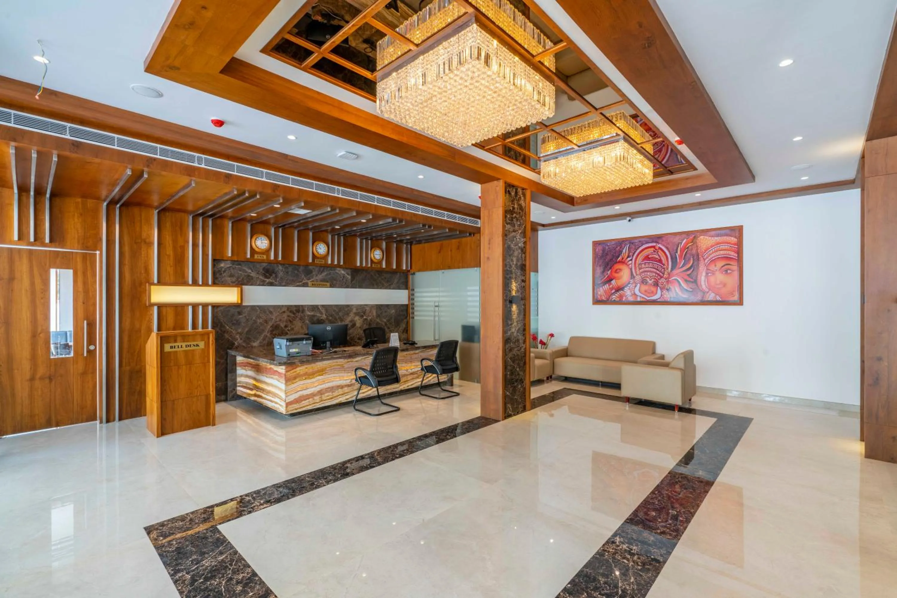 Lobby or reception in Hotel Panoramic