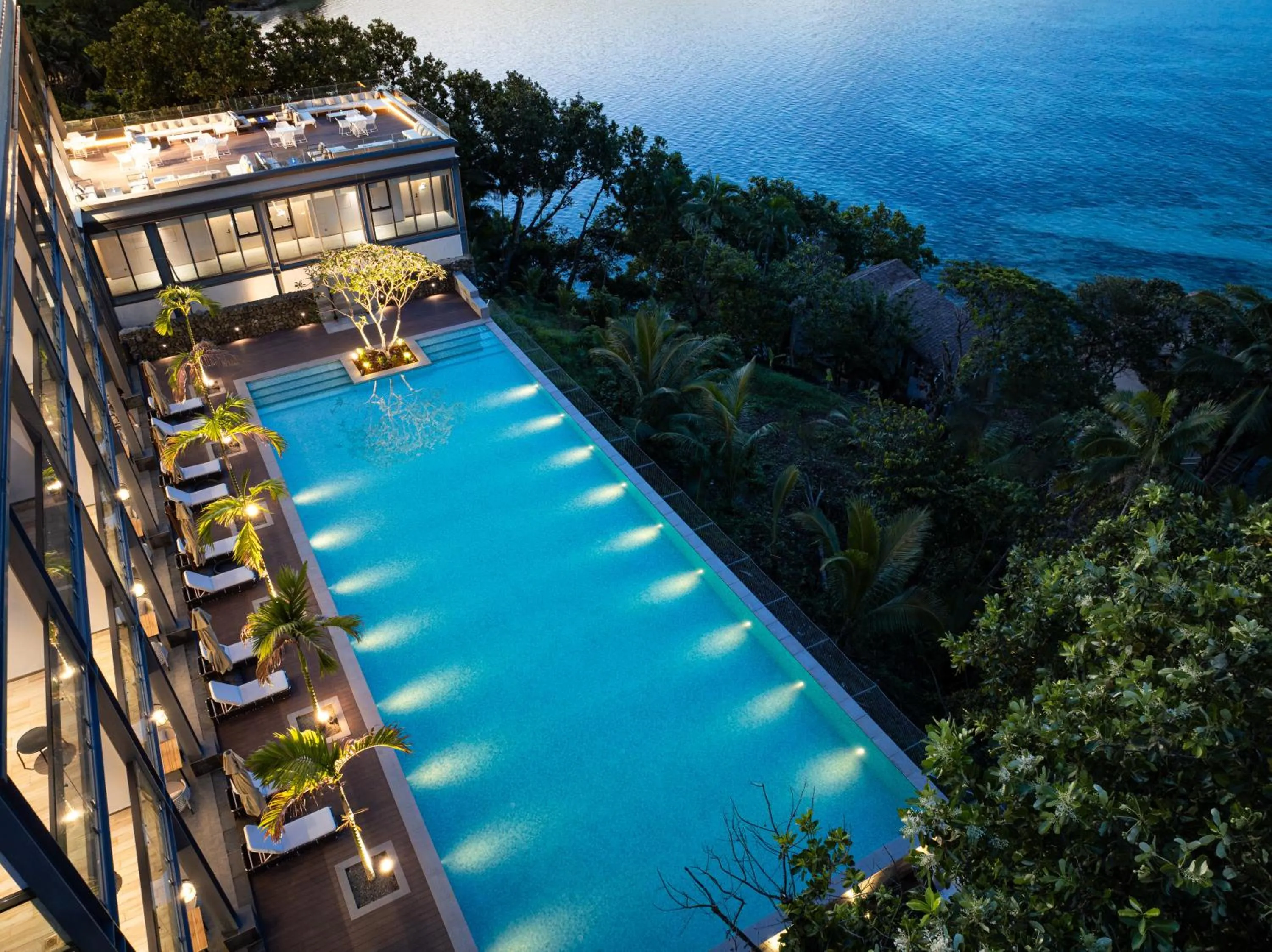Swimming pool in Palau Sunrise Seaview Landison Retreat