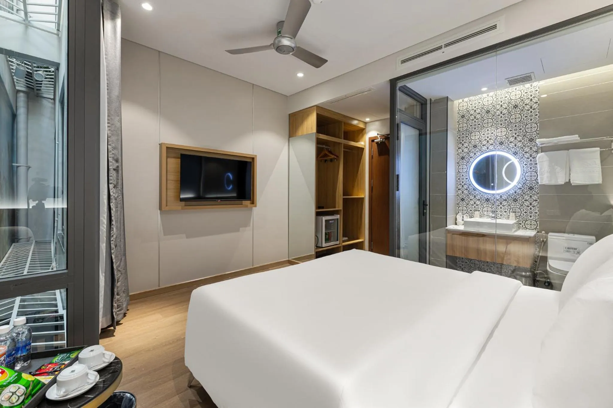 Bed in Laputa Hotel Phú Quốc