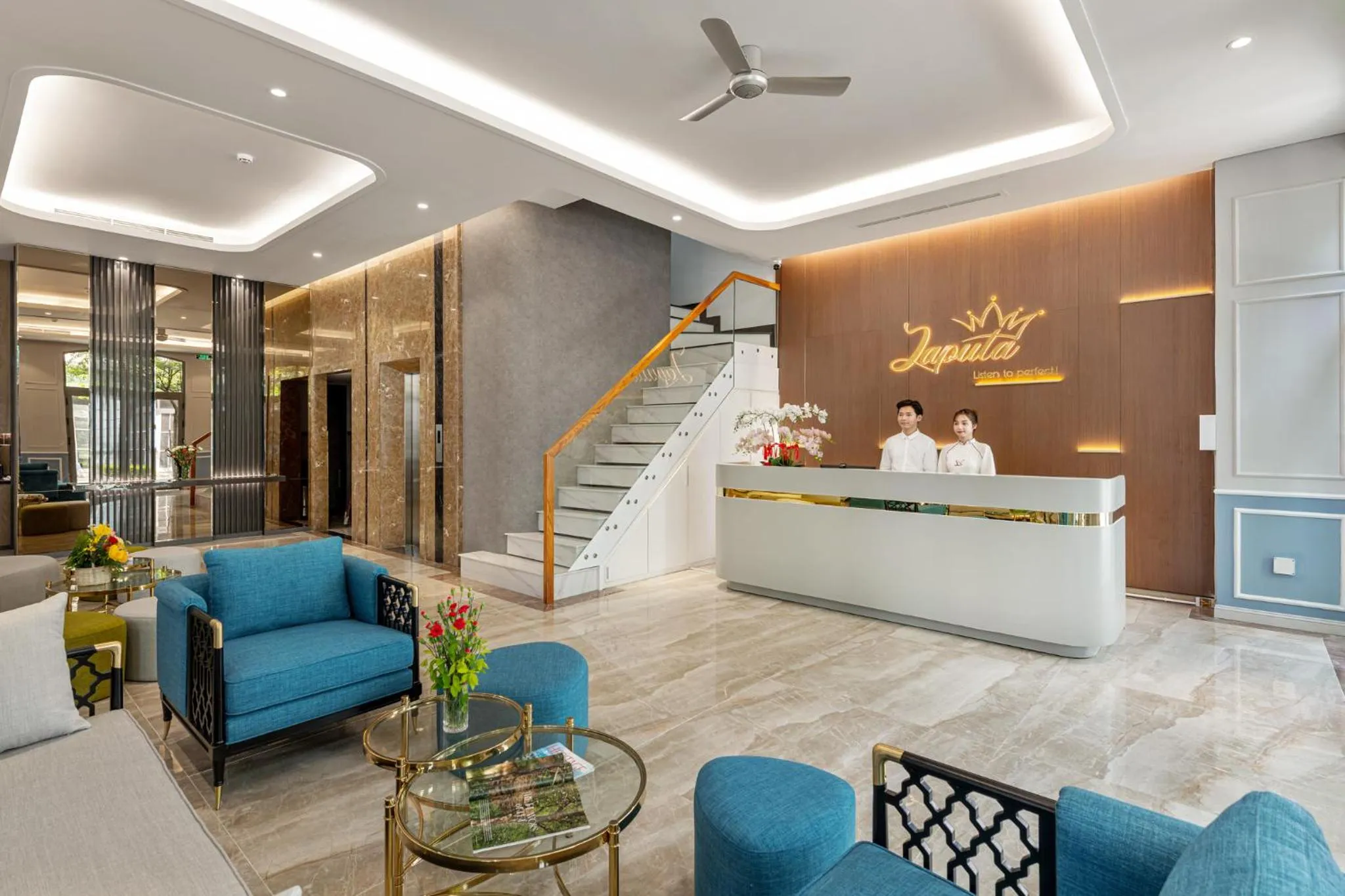 Living room in Laputa Hotel Phú Quốc