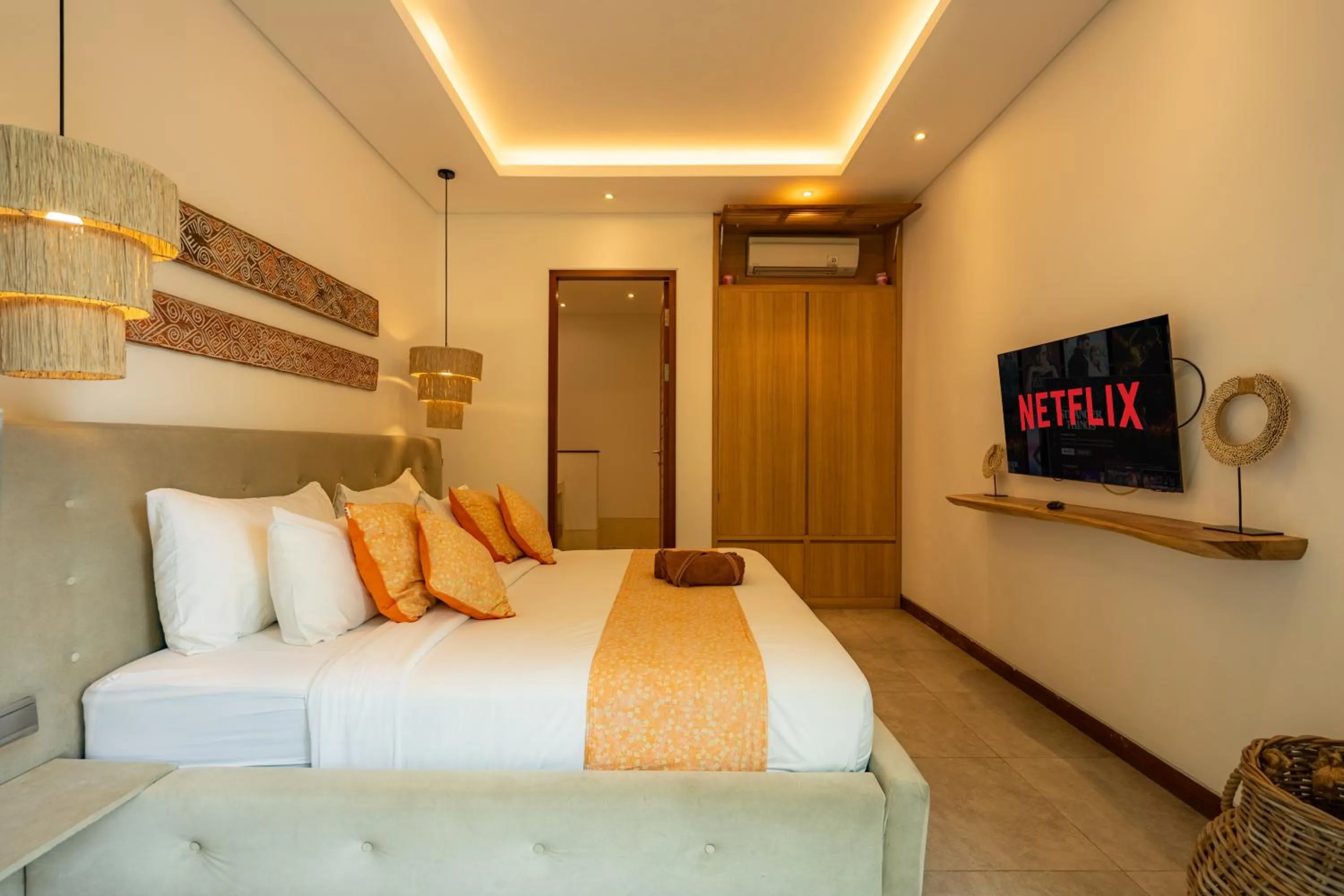 Bedroom, Bed in Flores Villa by Betterplace