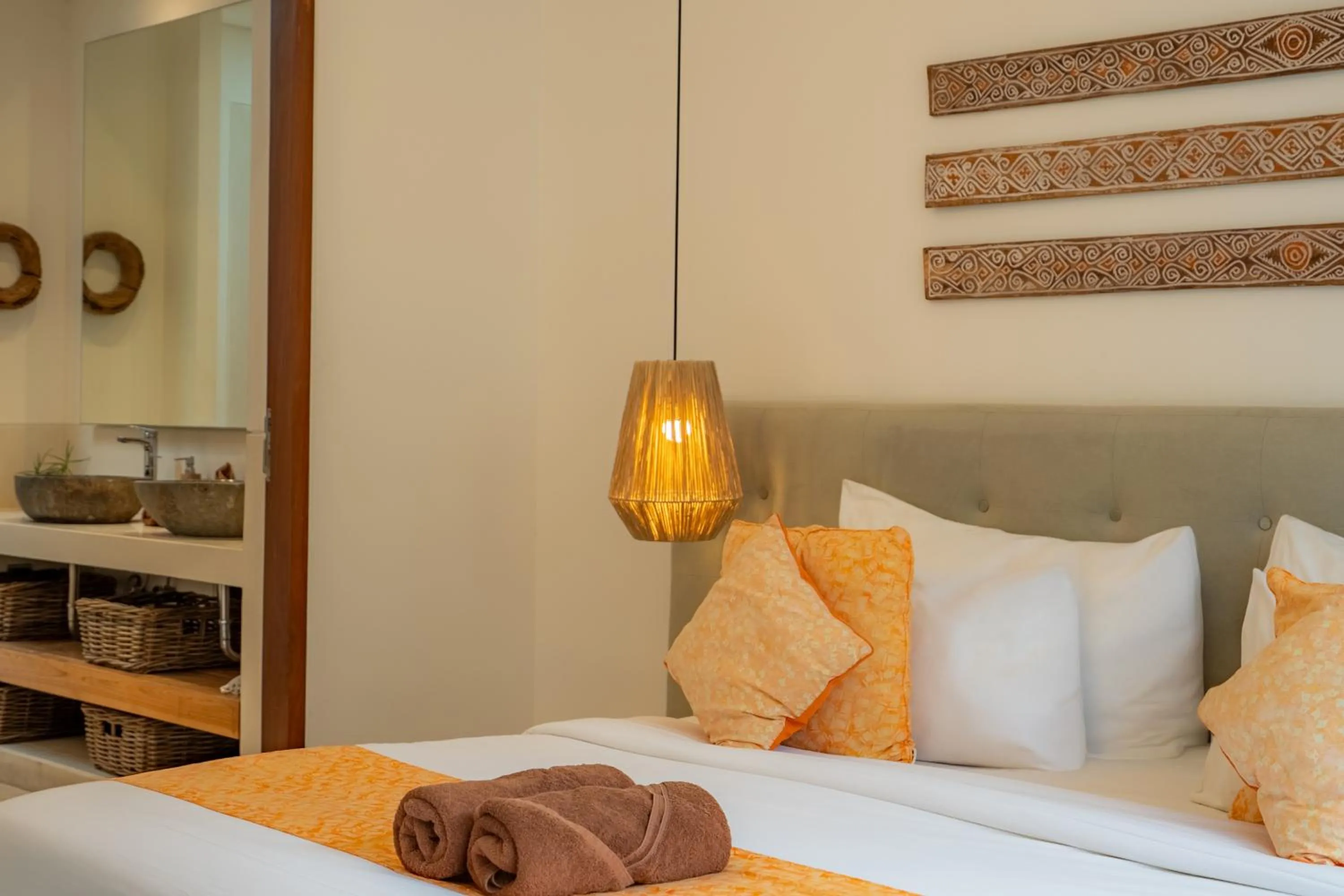 Bedroom, Bed in Flores Villa by Betterplace