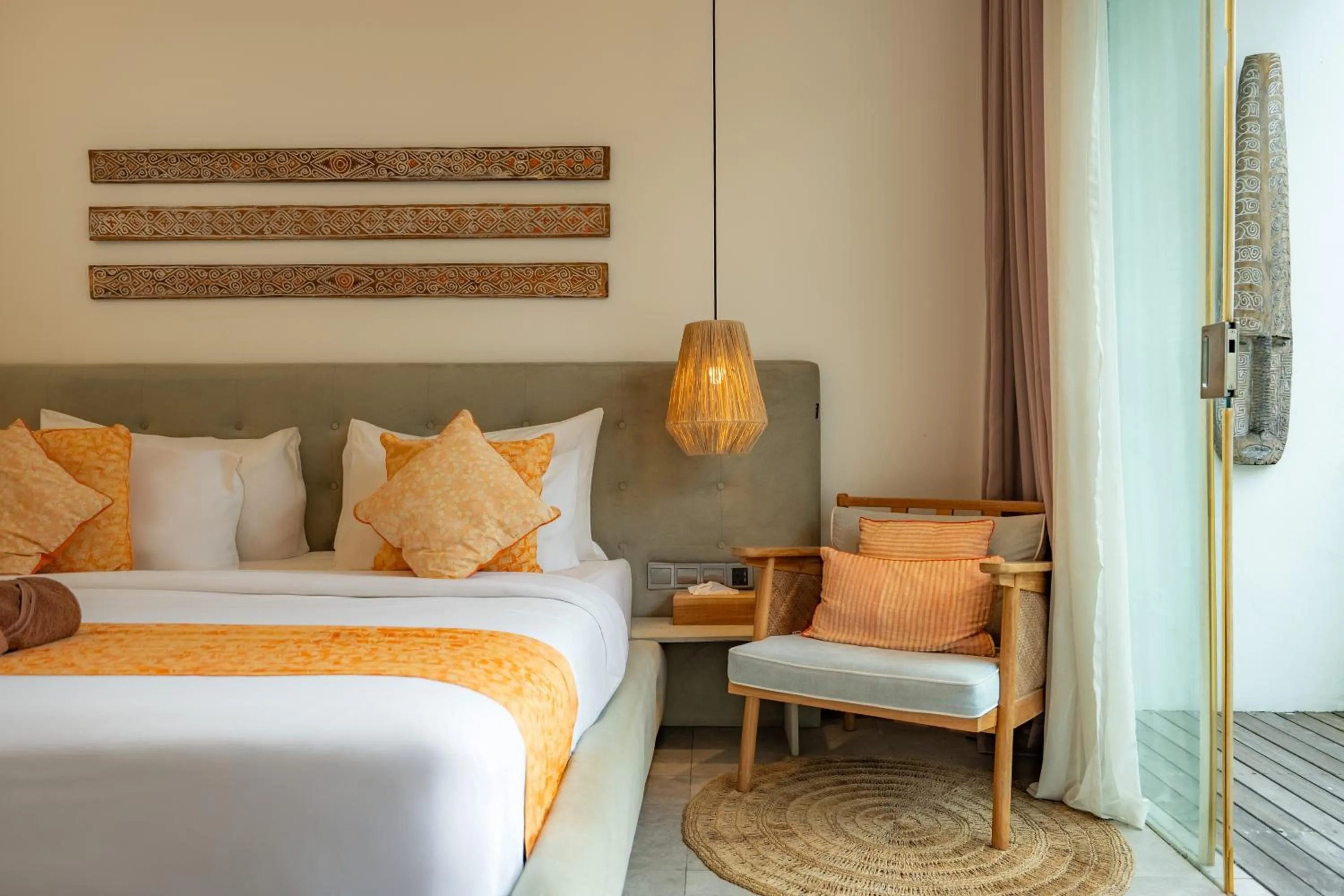 Bedroom, Bed in Flores Villa by Betterplace