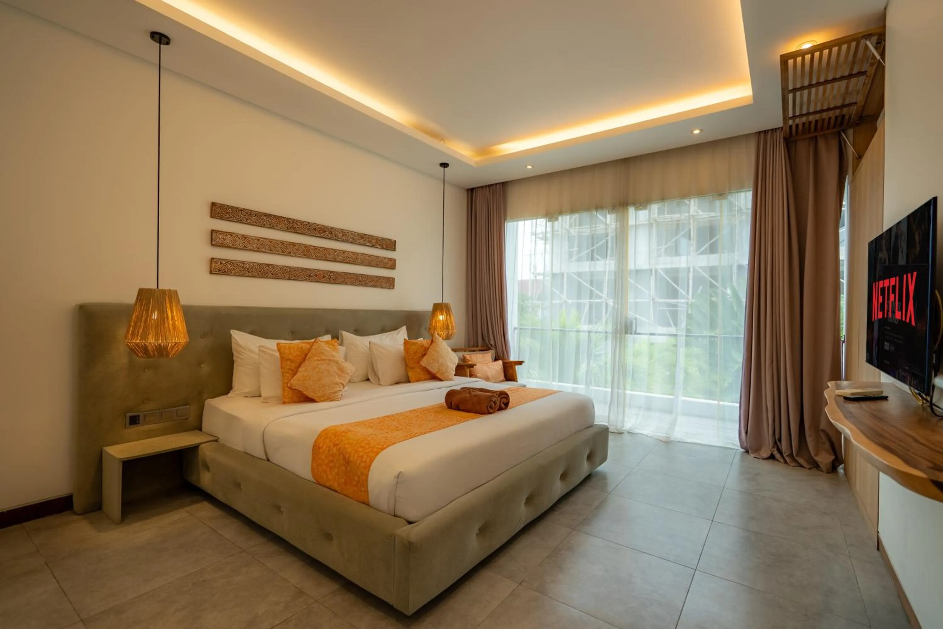 Bedroom, Bed in Flores Villa by Betterplace