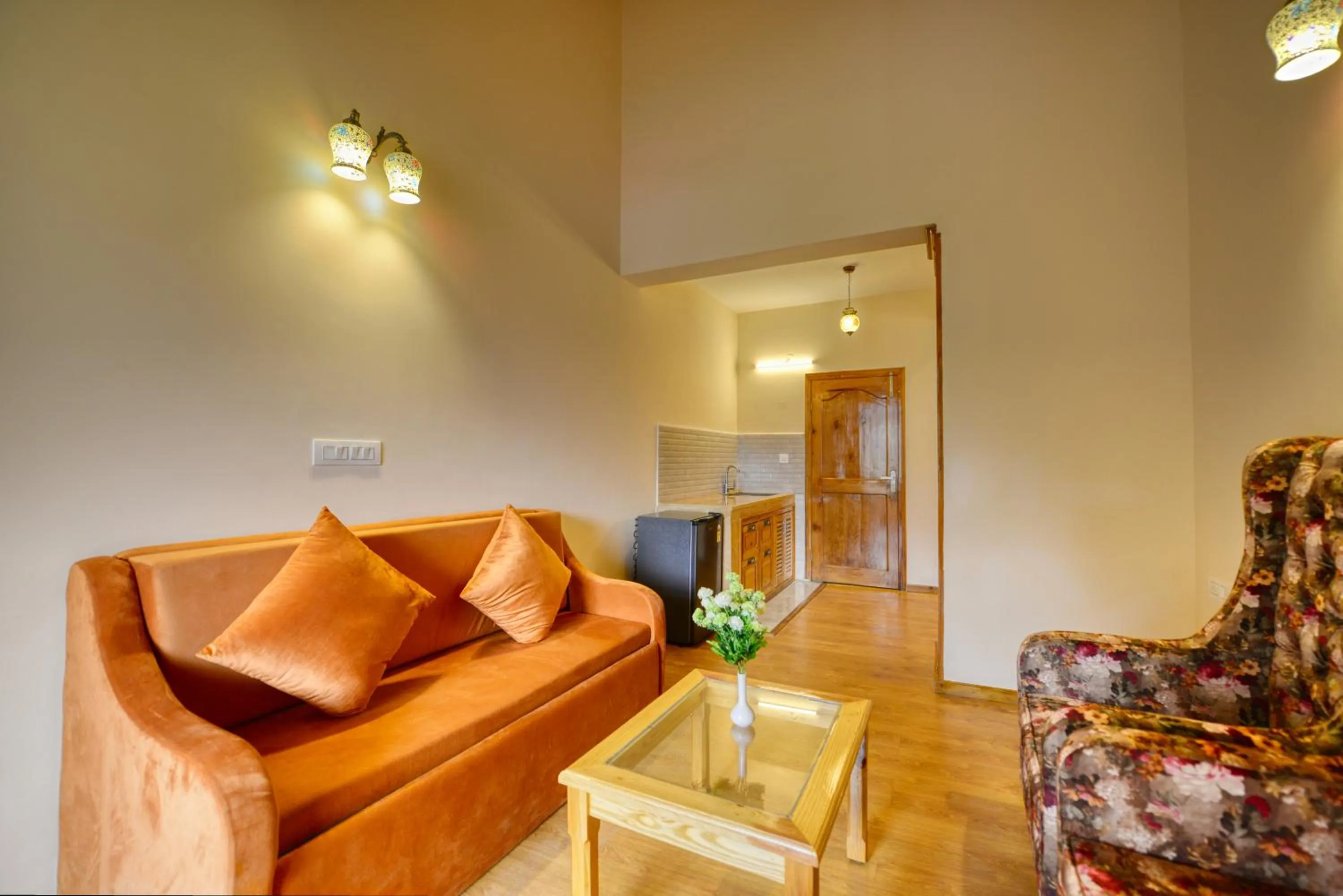 Seating area in Clarks Inn Suites, Manali