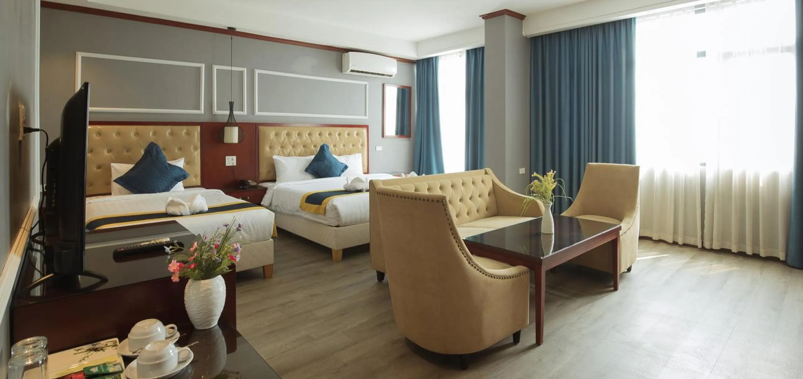 Bed in Confetti Garden Hotel