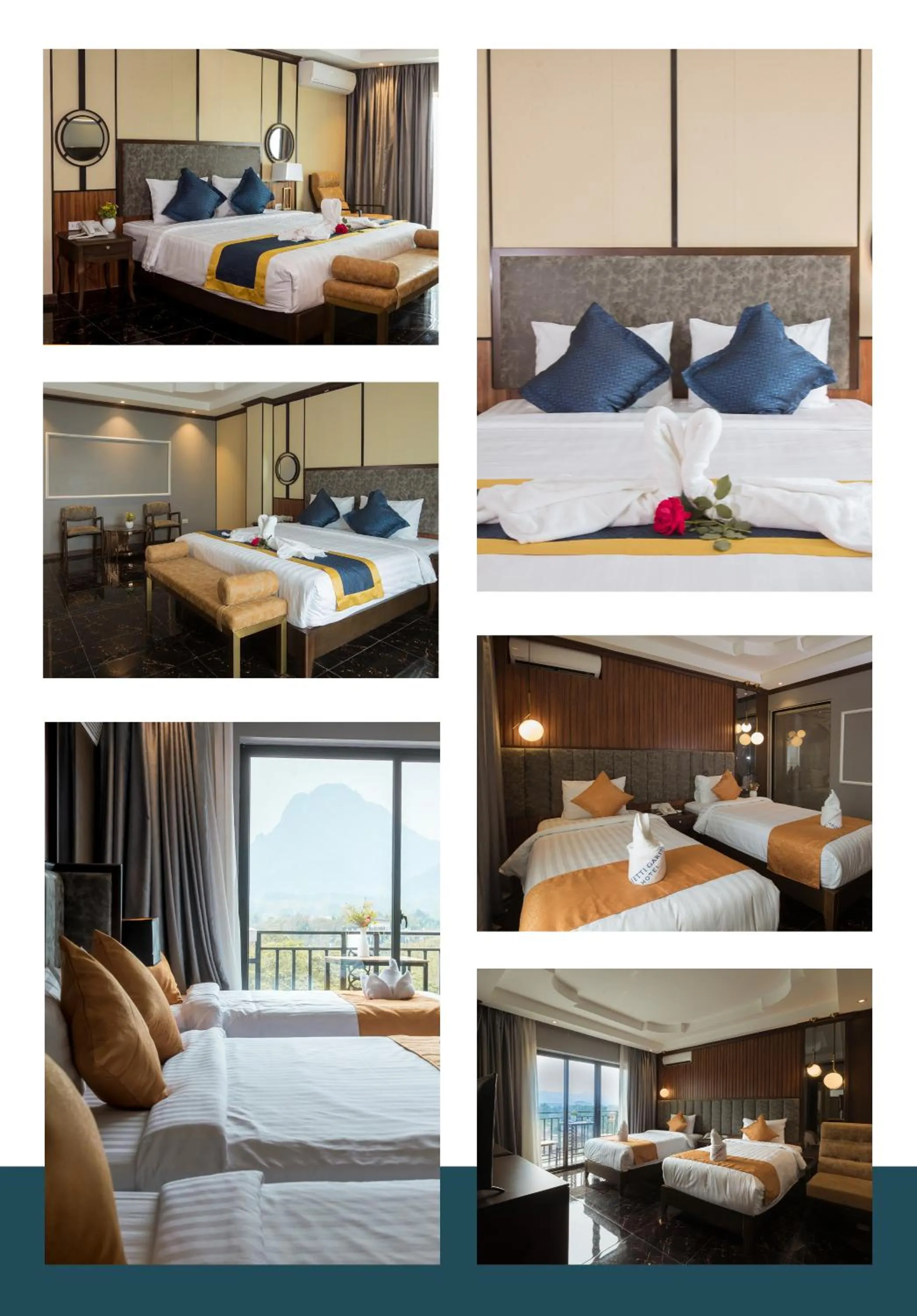 Bed in Confetti Garden Hotel