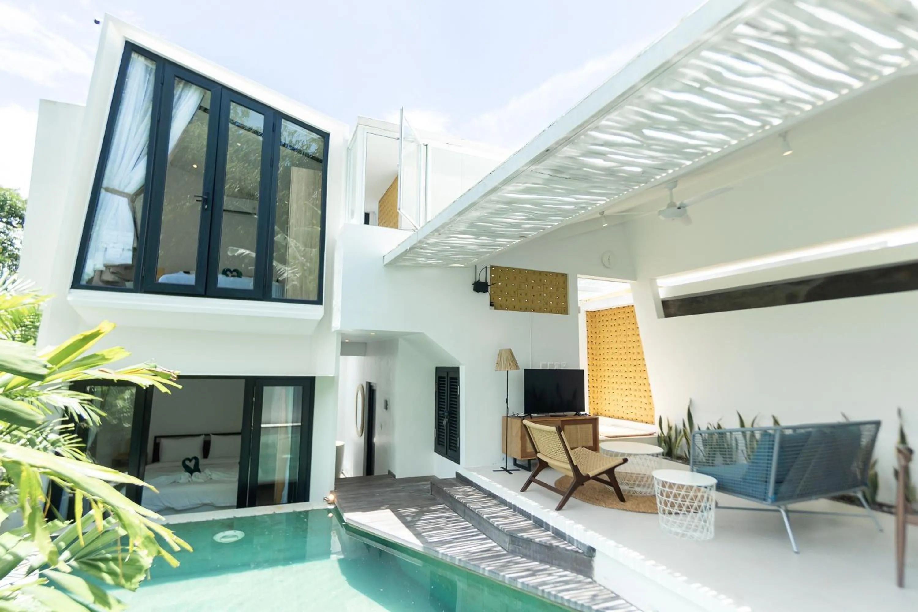 Pool view in Mula Villa