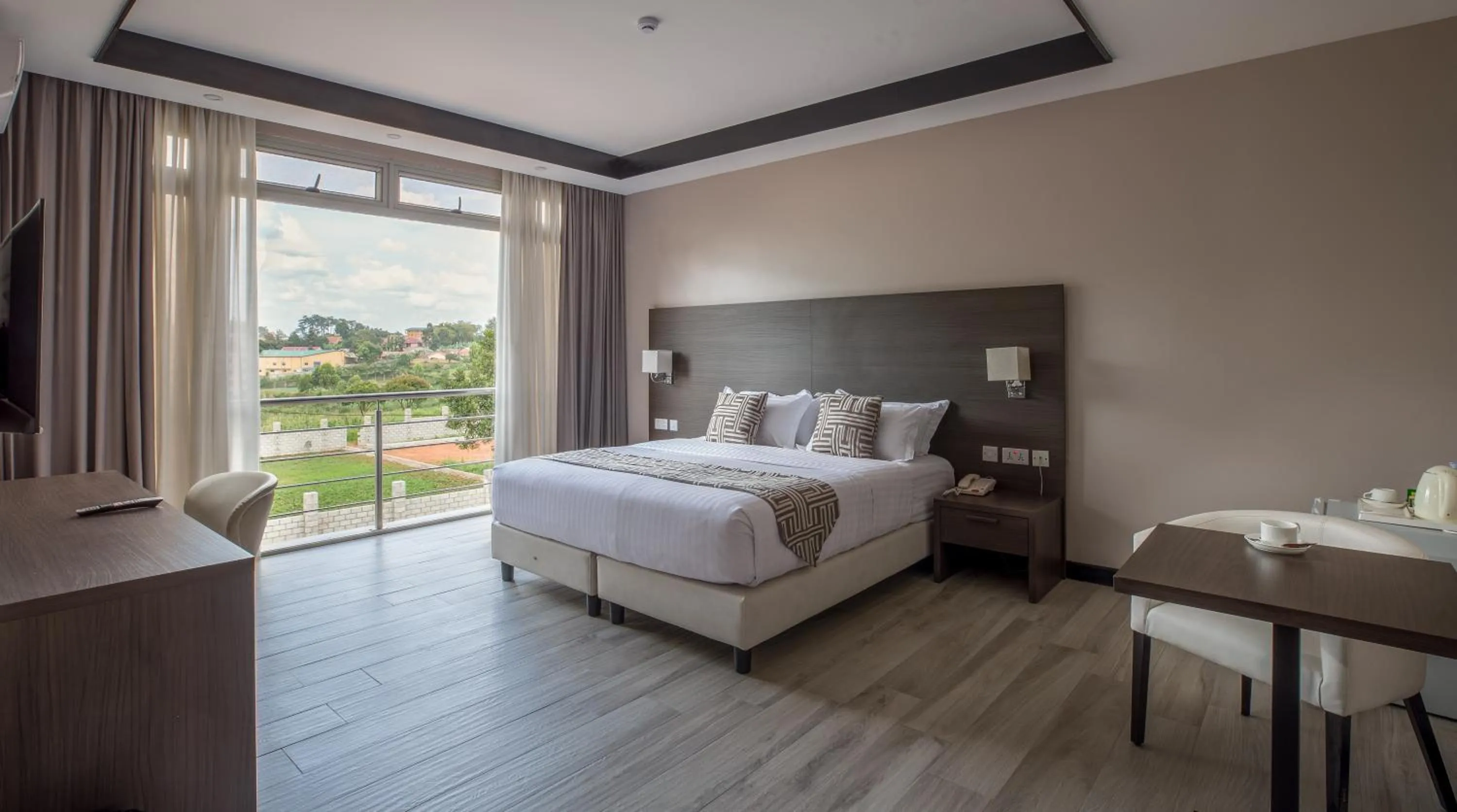 Bed in Source of The Nile Hotel- Namanve Branch