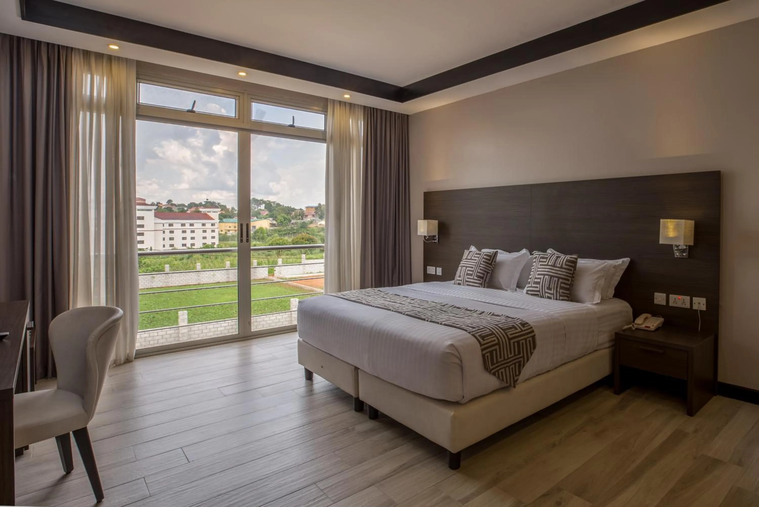 Bed in Source of The Nile Hotel- Namanve Branch