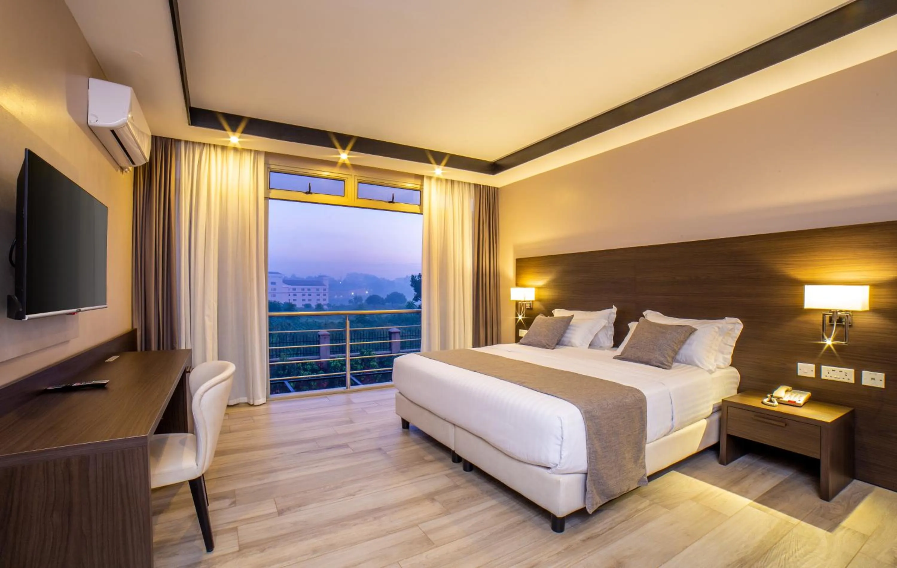 Bed in Source of The Nile Hotel- Namanve Branch