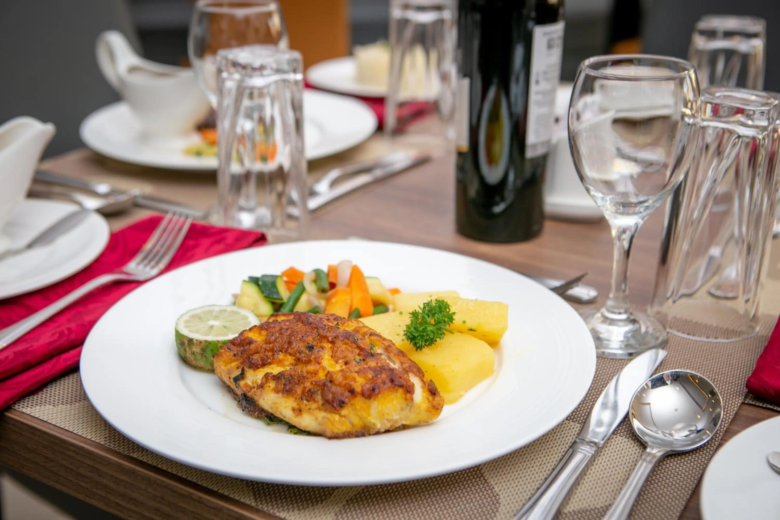 Dinner in Source of The Nile Hotel- Namanve Branch