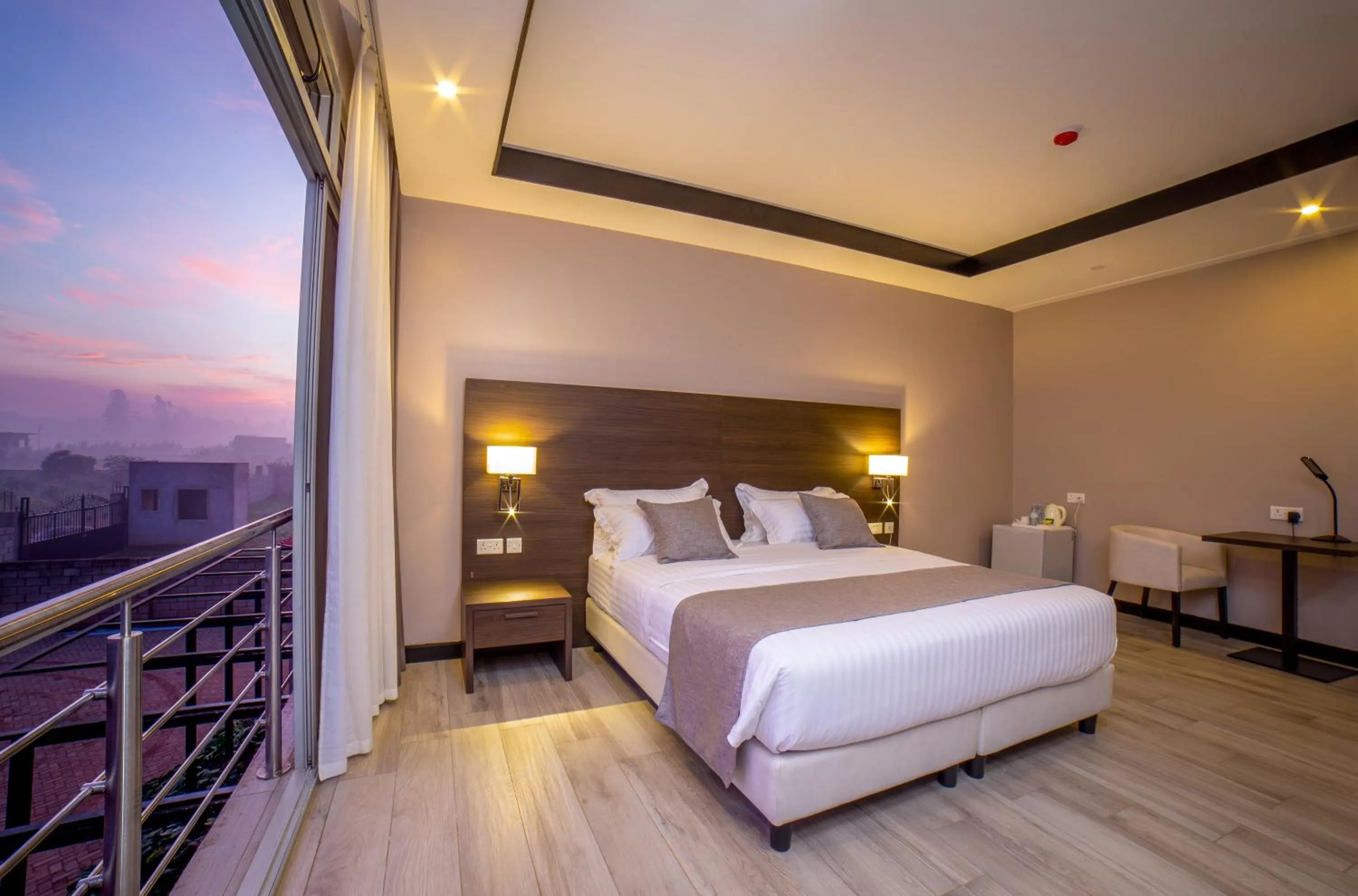 Bed in Source of The Nile Hotel- Namanve Branch