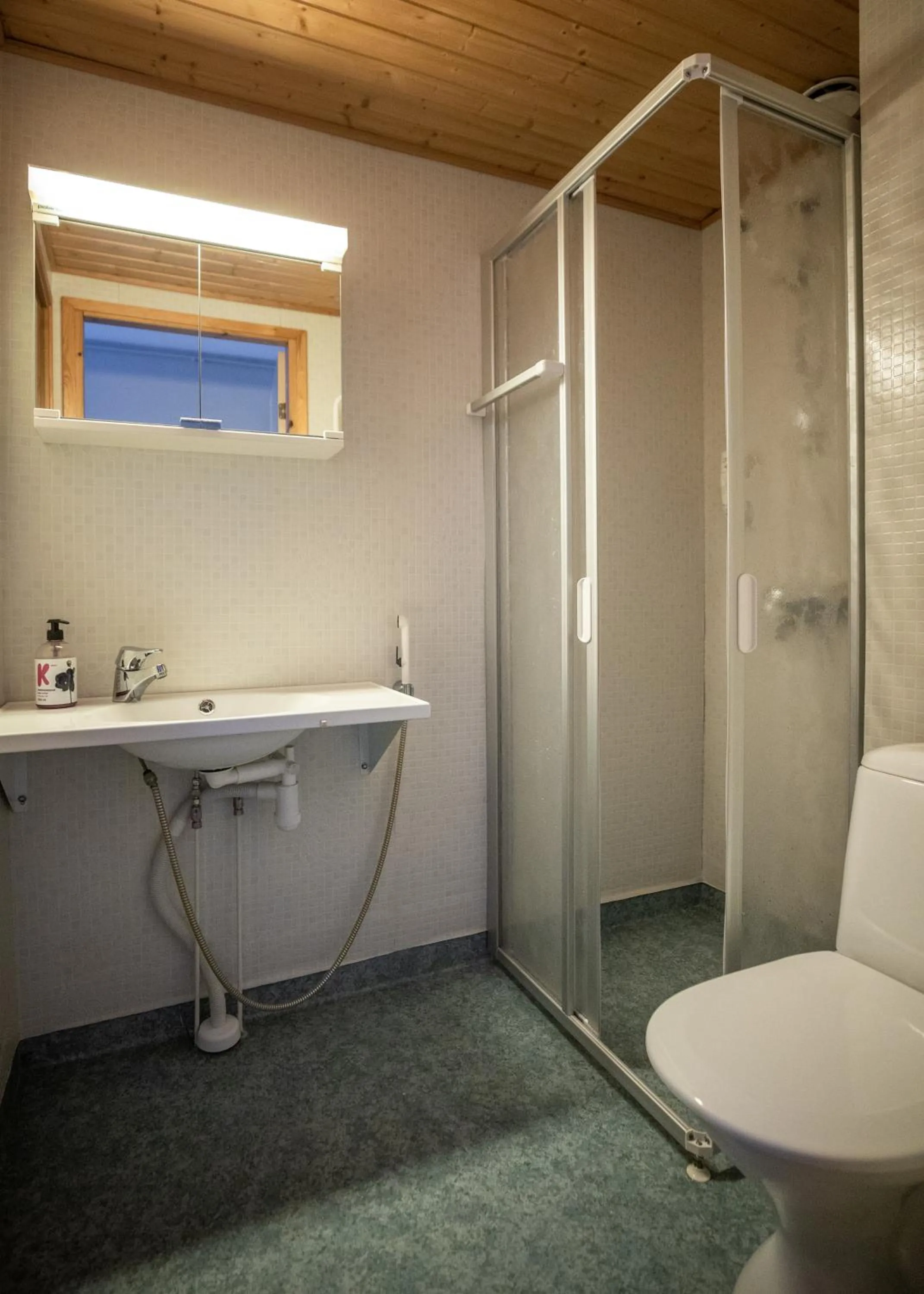 Shower in Hotel Karhu