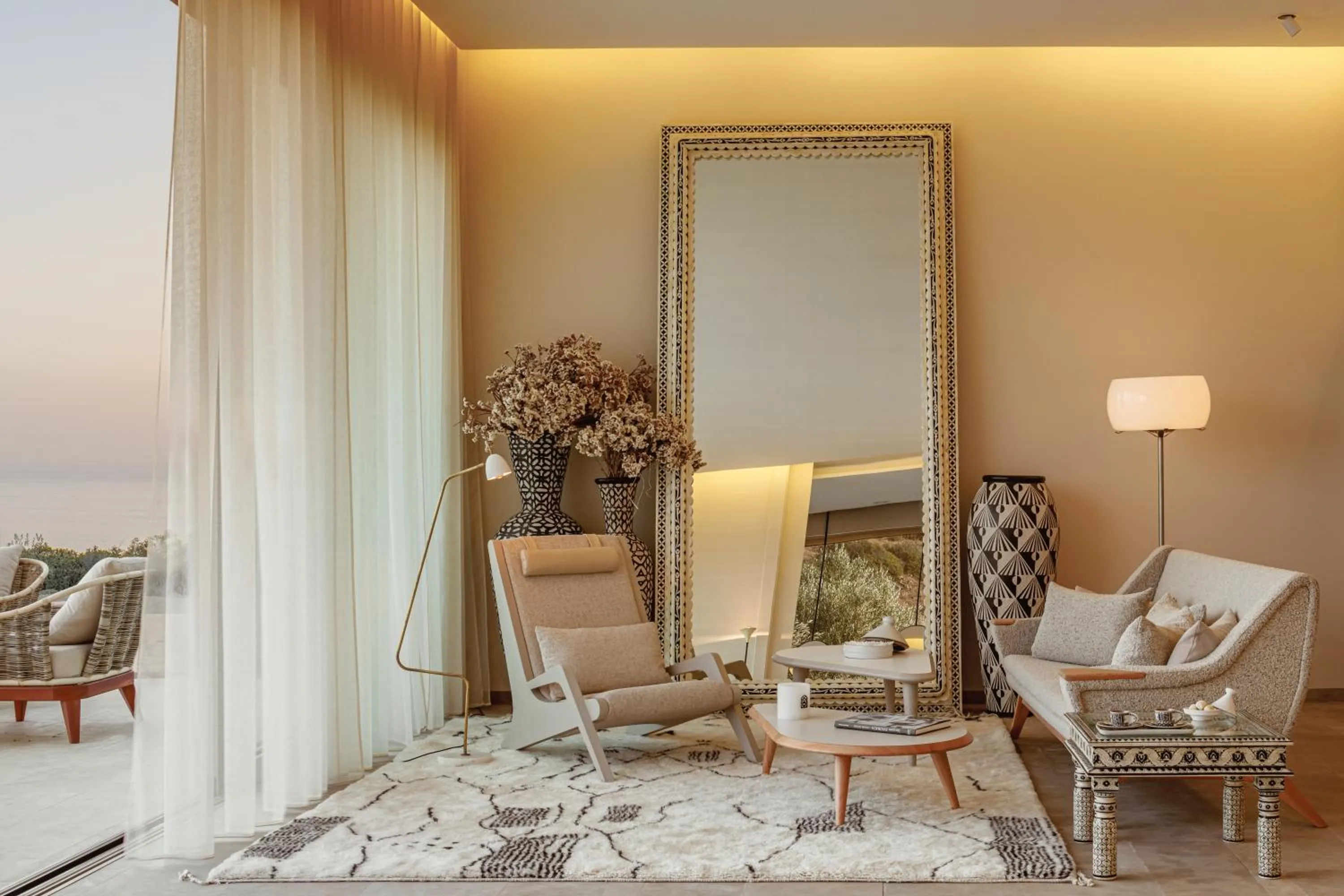 Living room in La Fiermontina Ocean