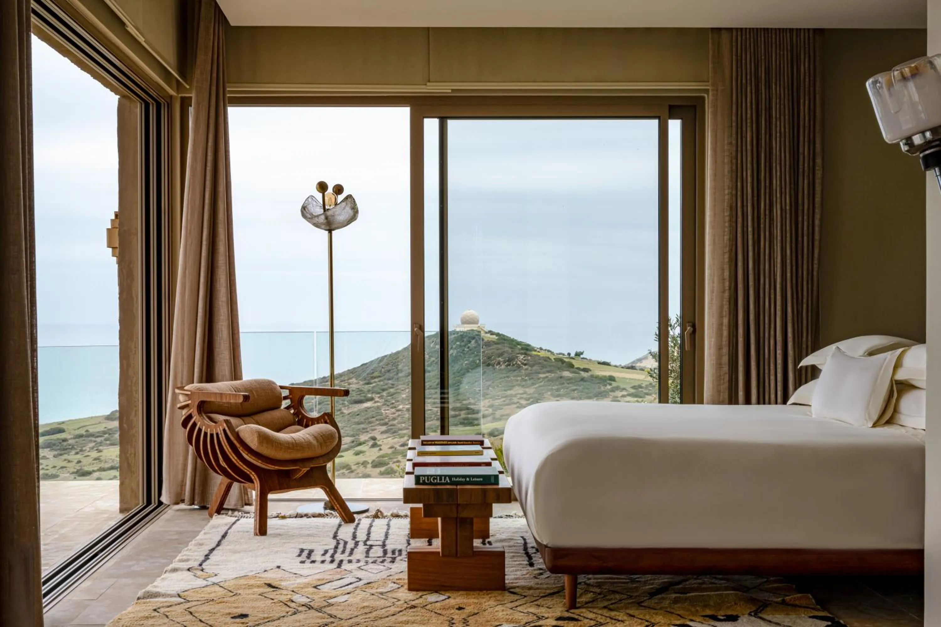 View (from property/room), Bed in La Fiermontina Ocean