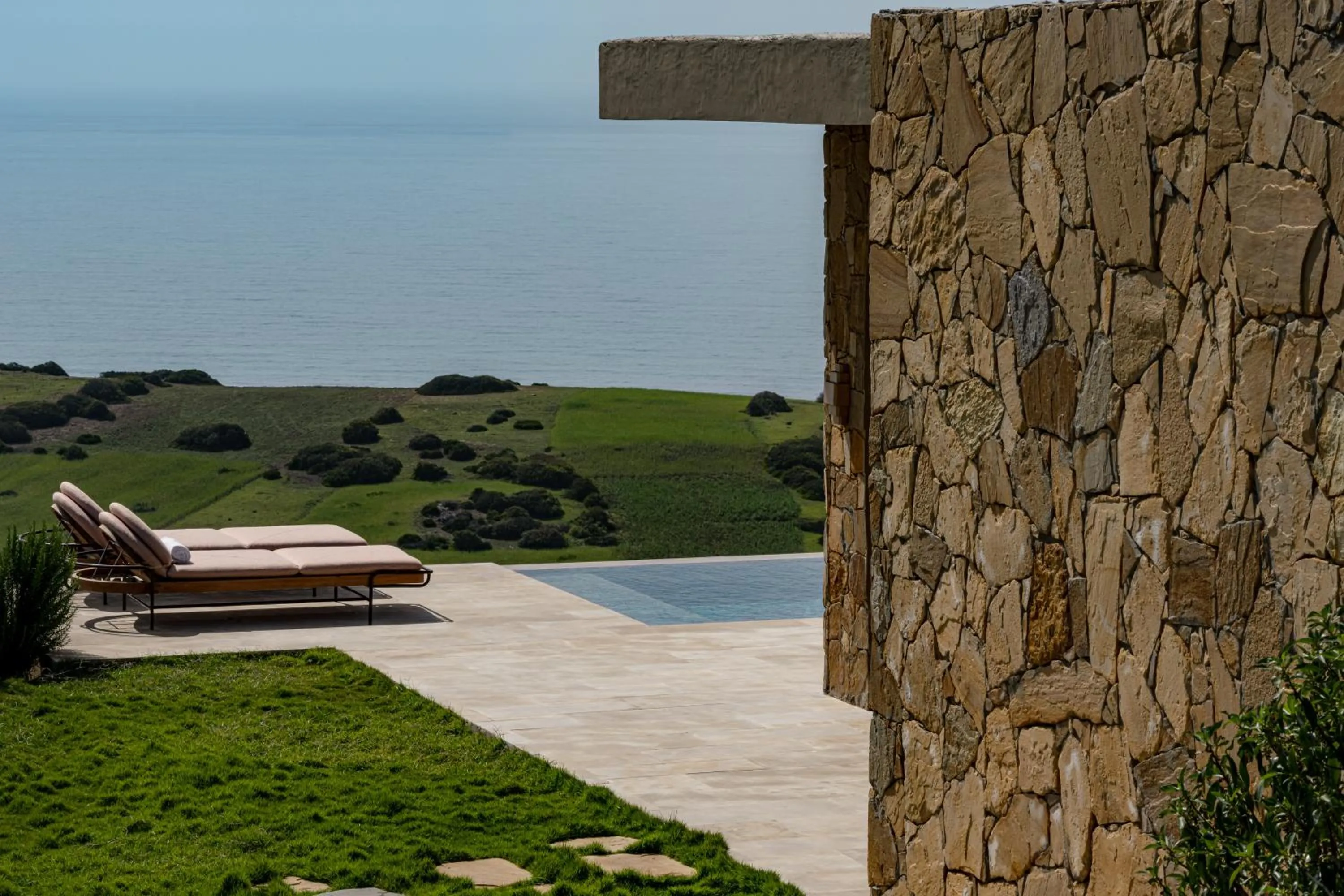 Pool view in La Fiermontina Ocean