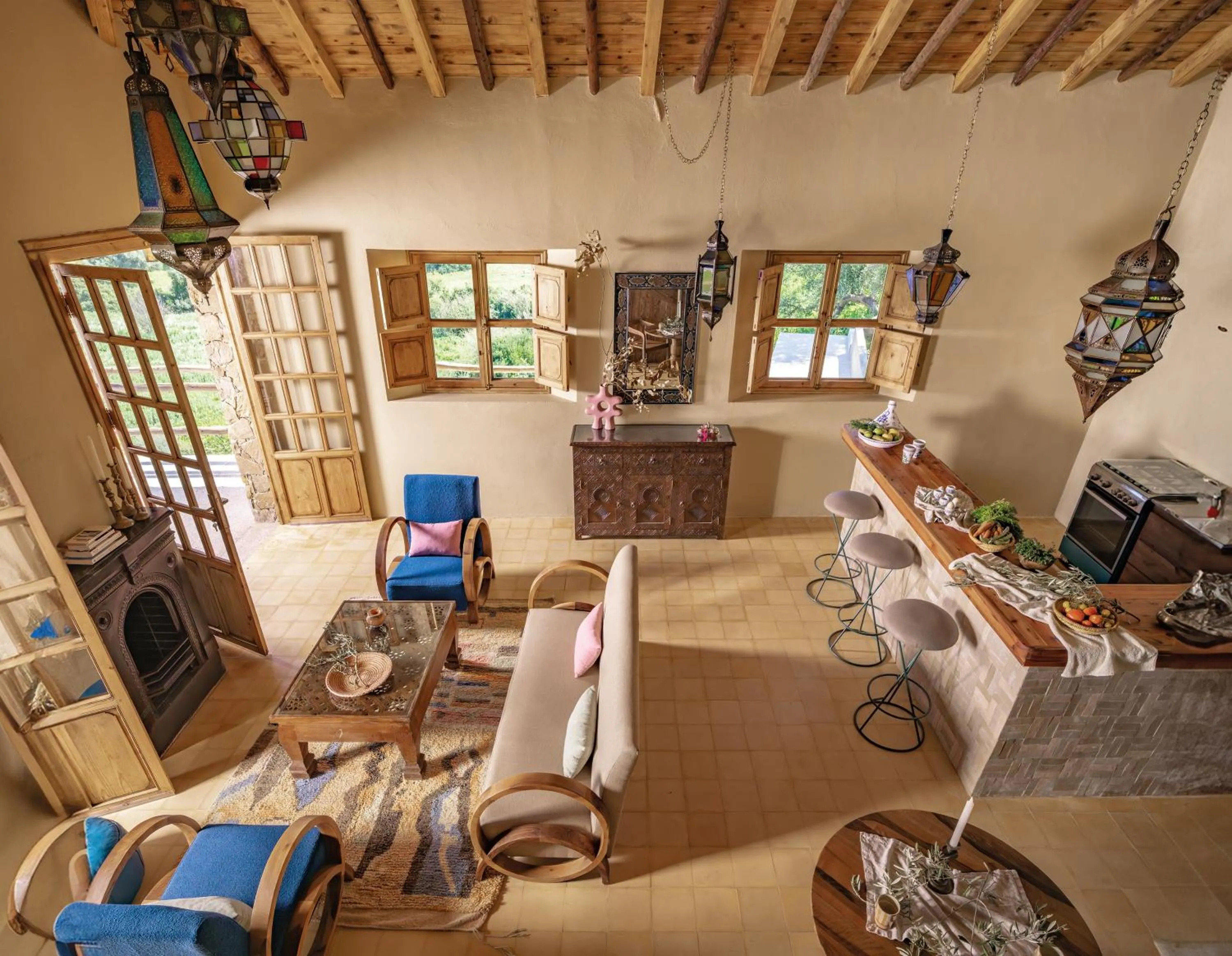 Seating area in La Fiermontina Ocean