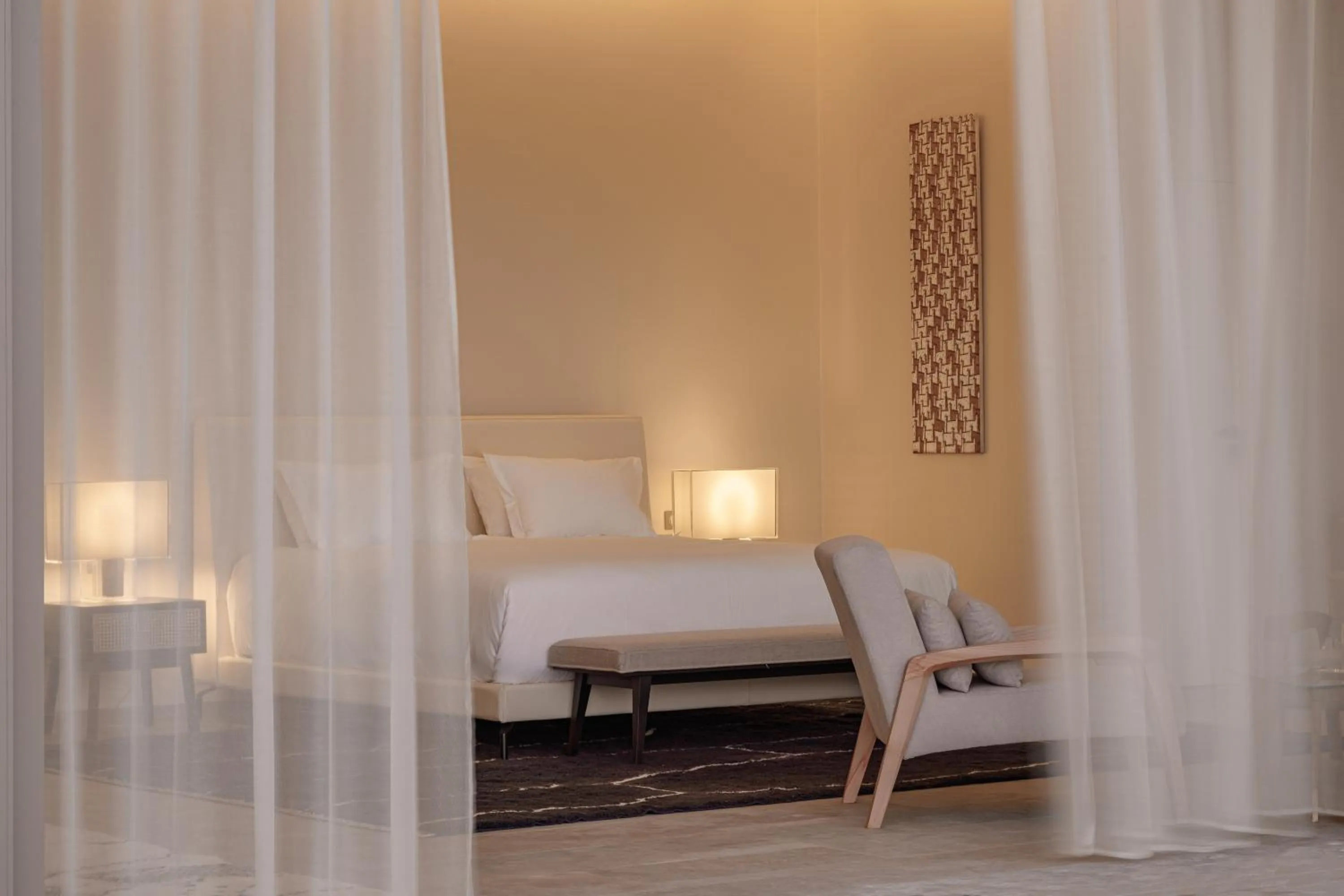 Bed in La Fiermontina Ocean