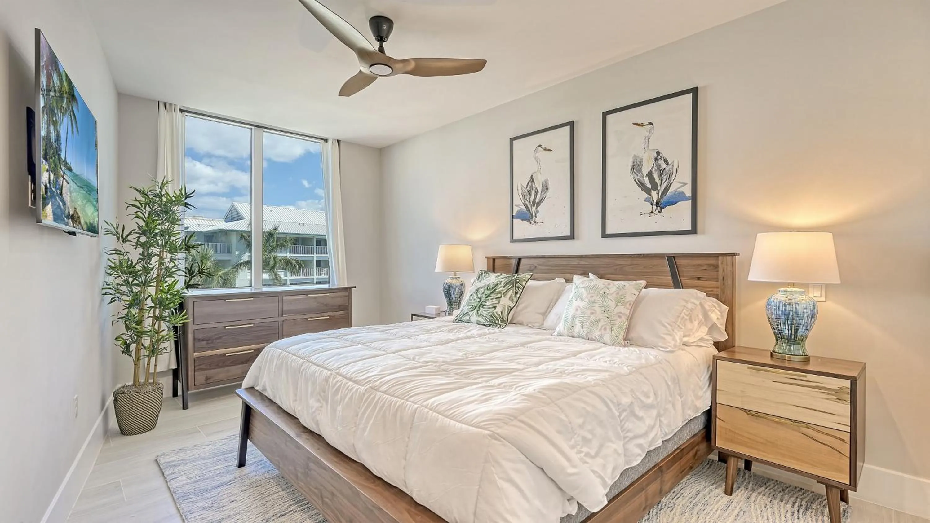 Bed in Ten35 Seaside Rentals