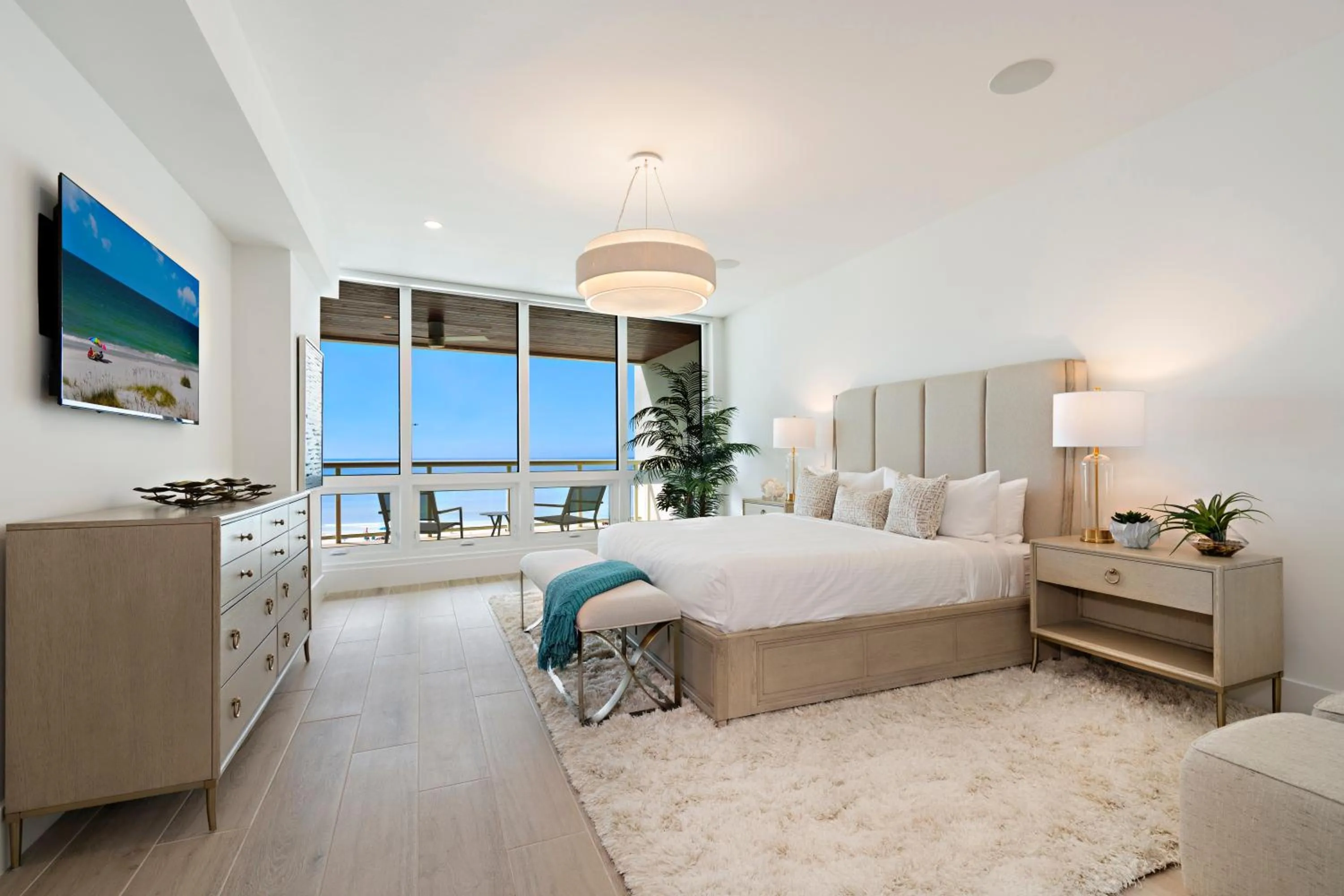 Bed in Ten35 Seaside Rentals