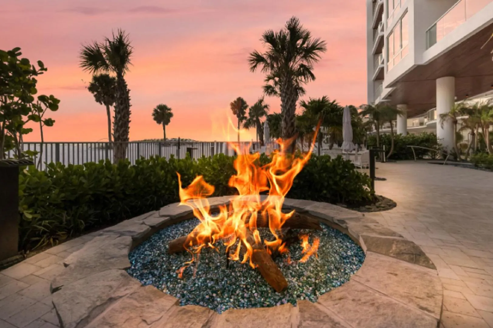 Evening entertainment in Ten35 Seaside Rentals