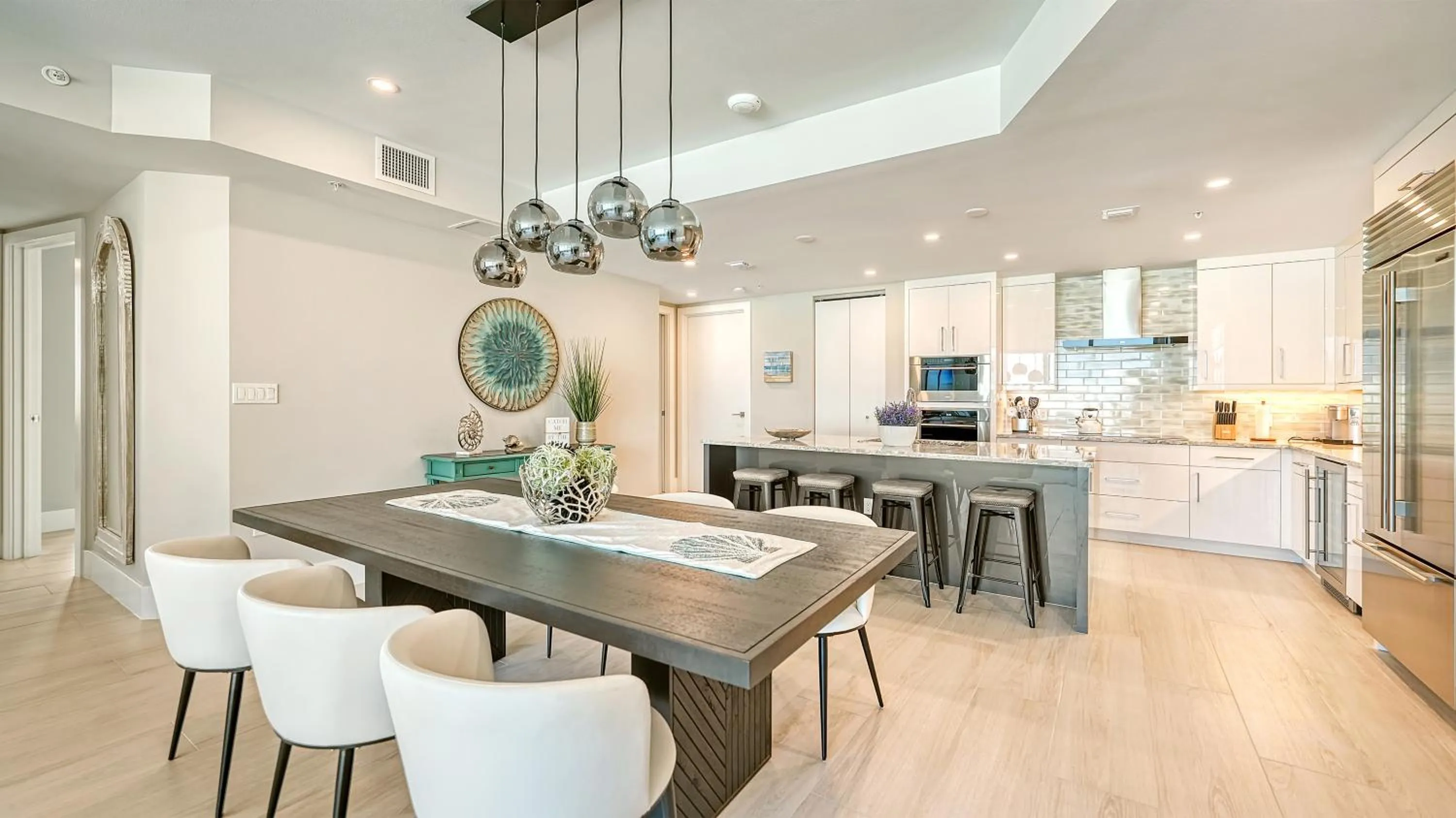 Seating area in Ten35 Seaside Rentals