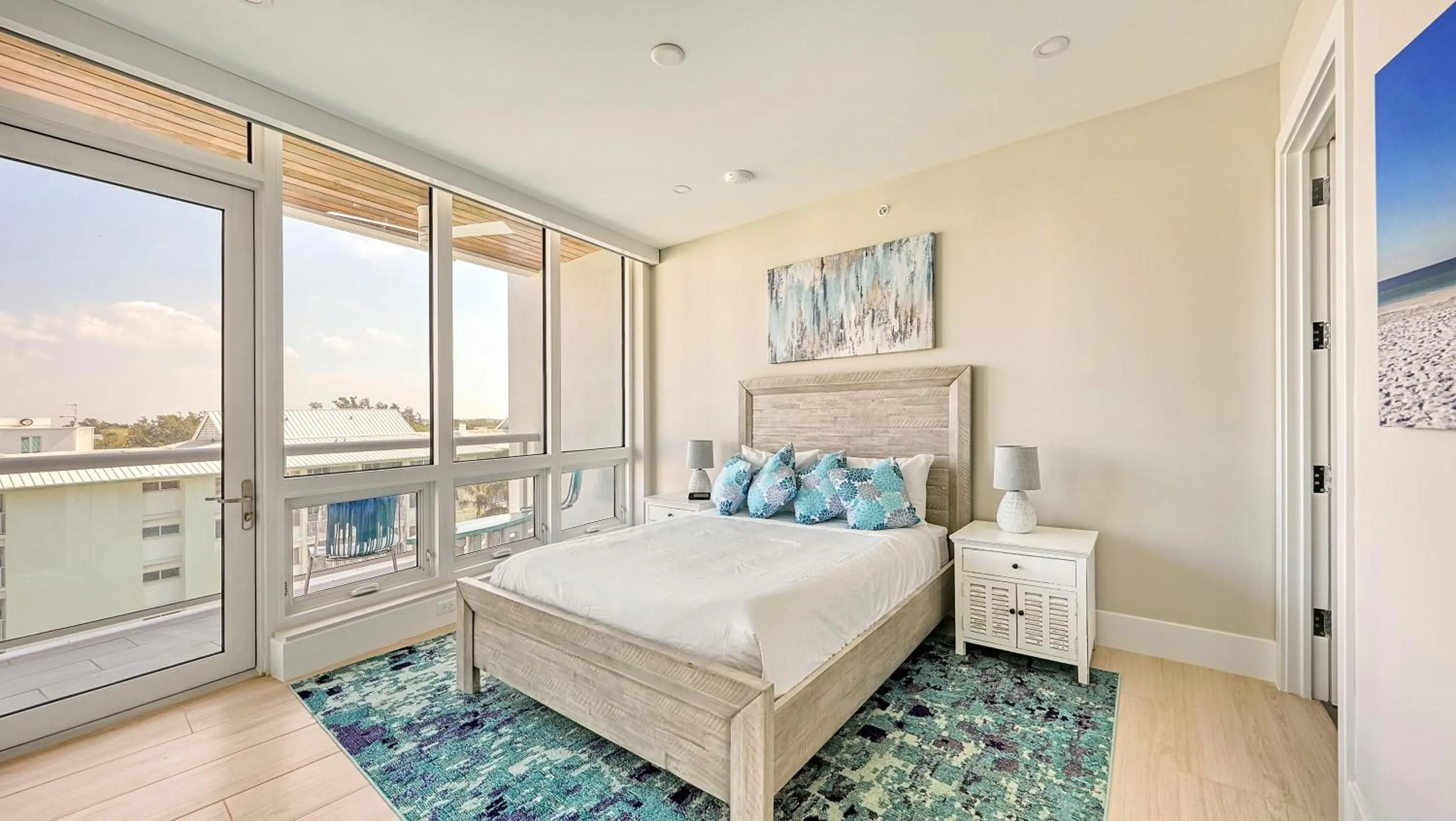 Bed in Ten35 Seaside Rentals