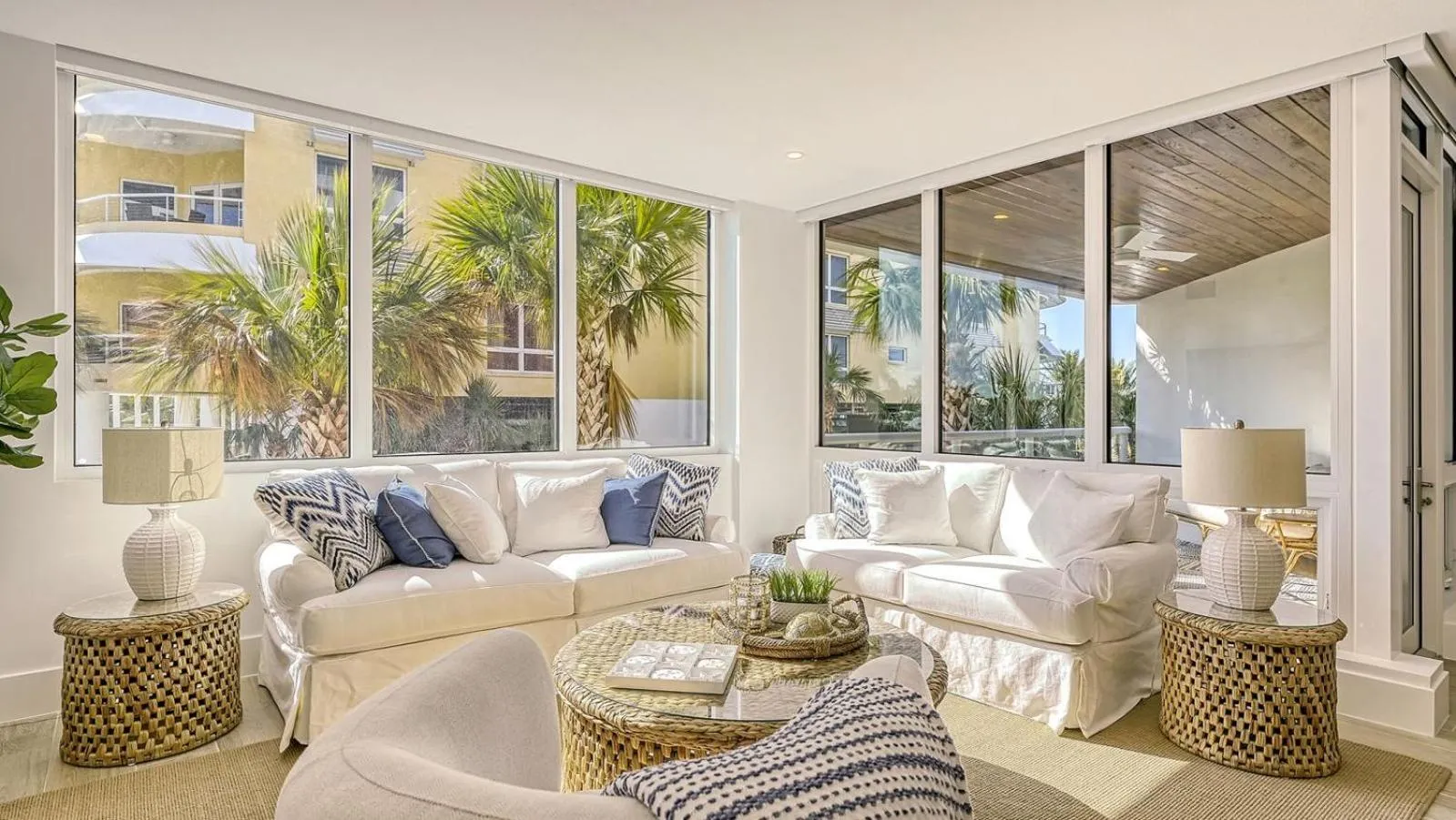 Living room in Ten35 Seaside Rentals