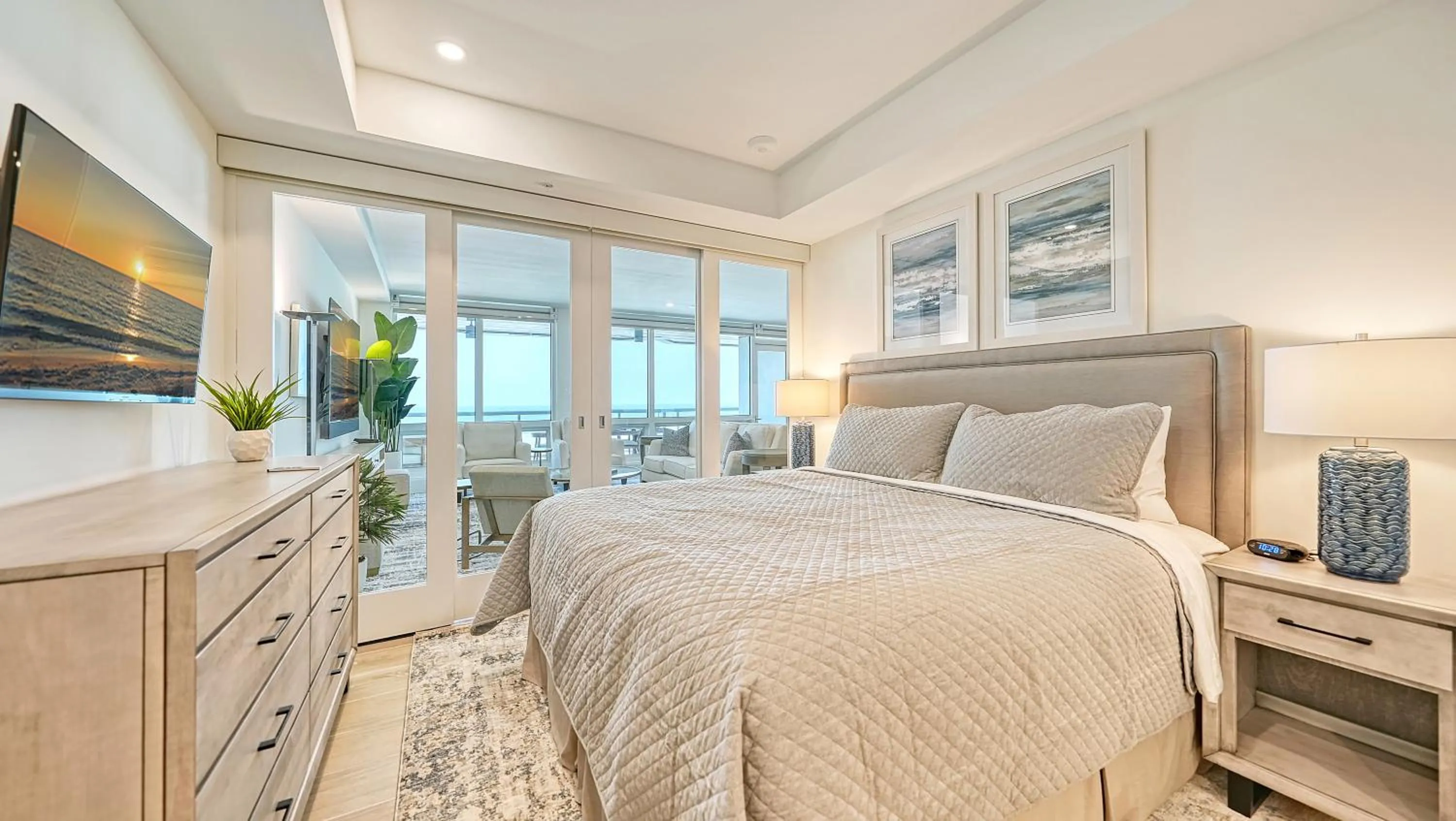 Bed in Ten35 Seaside Rentals