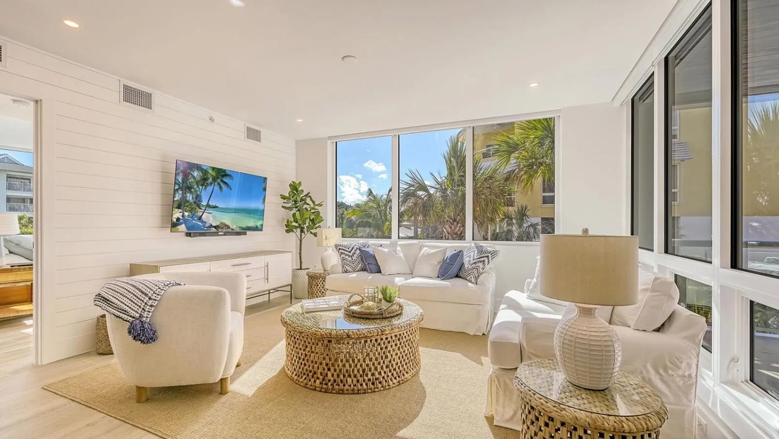 Living room in Ten35 Seaside Rentals