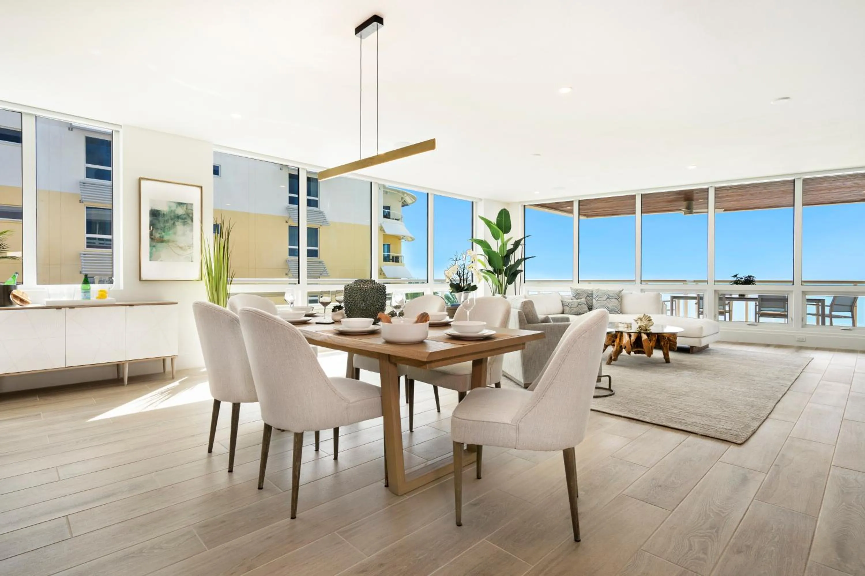 Dining area in Ten35 Seaside Rentals
