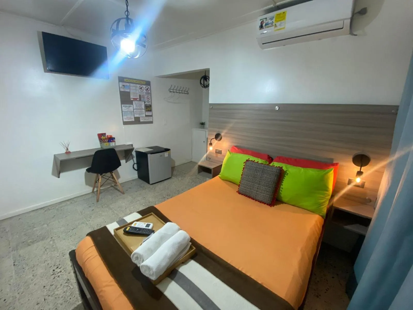 Bed in Hotel Tamaiti