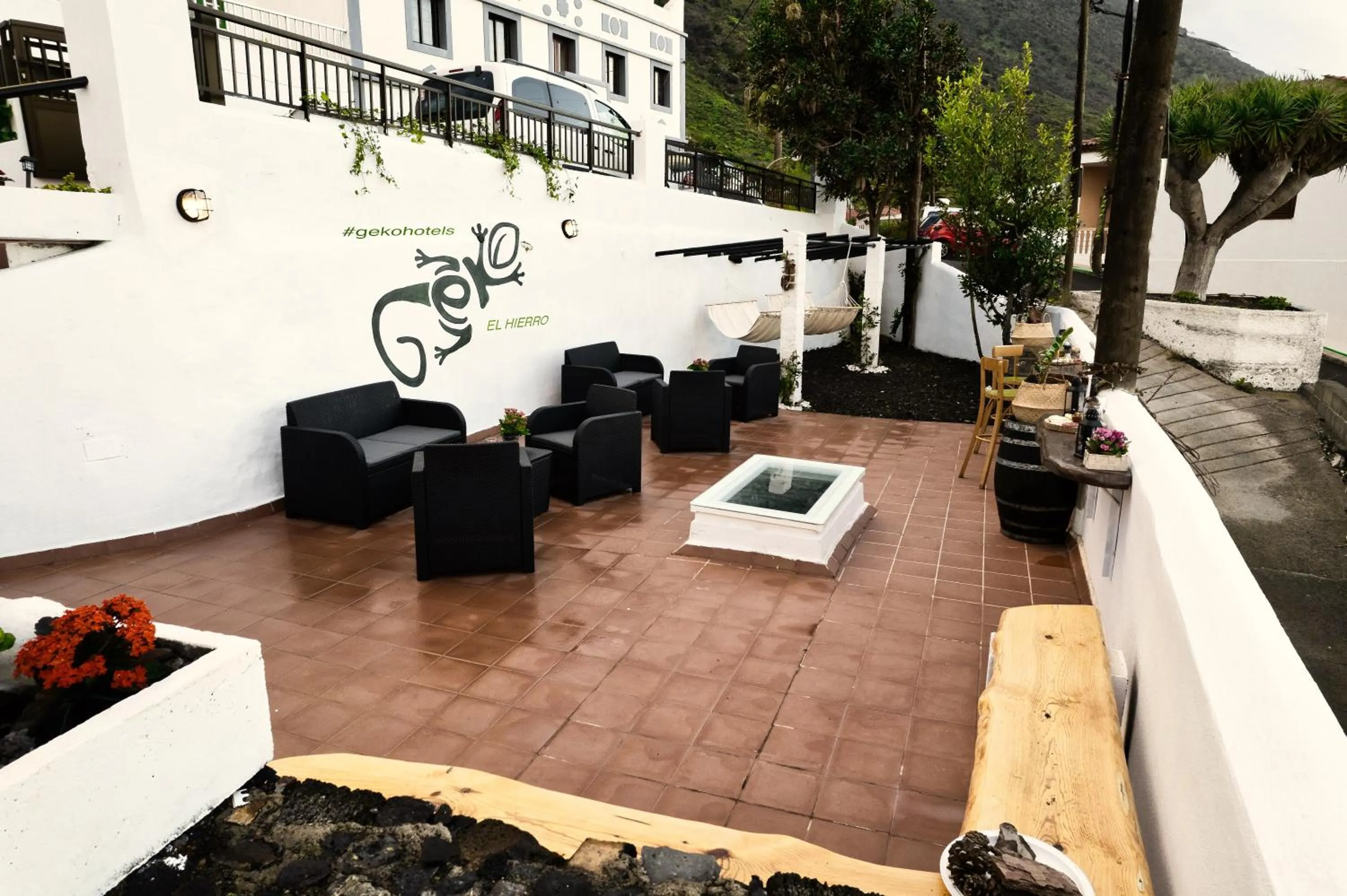Patio in Geko Hotels
