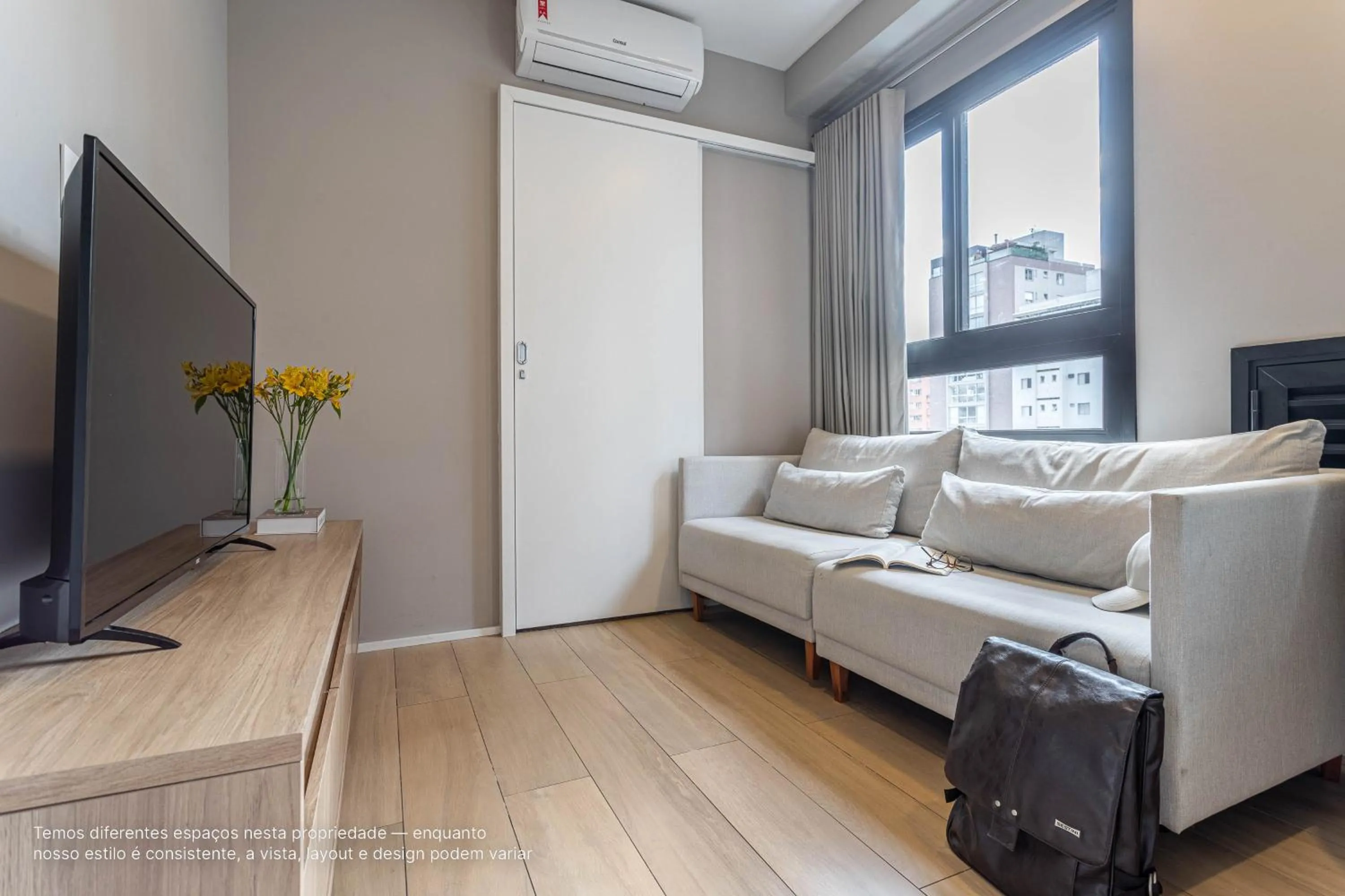 Living room in Next AW Franca by Viva - Prédio novo ao lado da Av Paulista