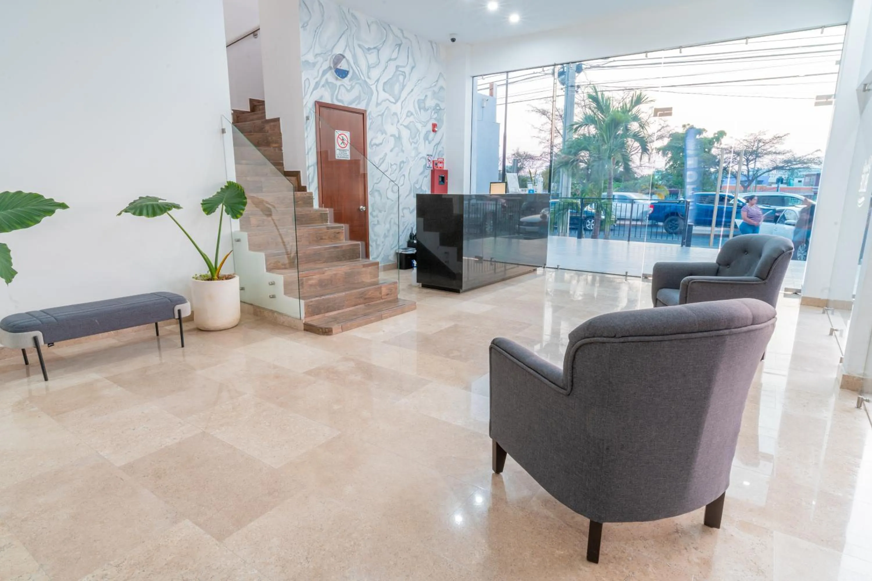 Lobby or reception in Hotel Pacific Blue Mazatlan