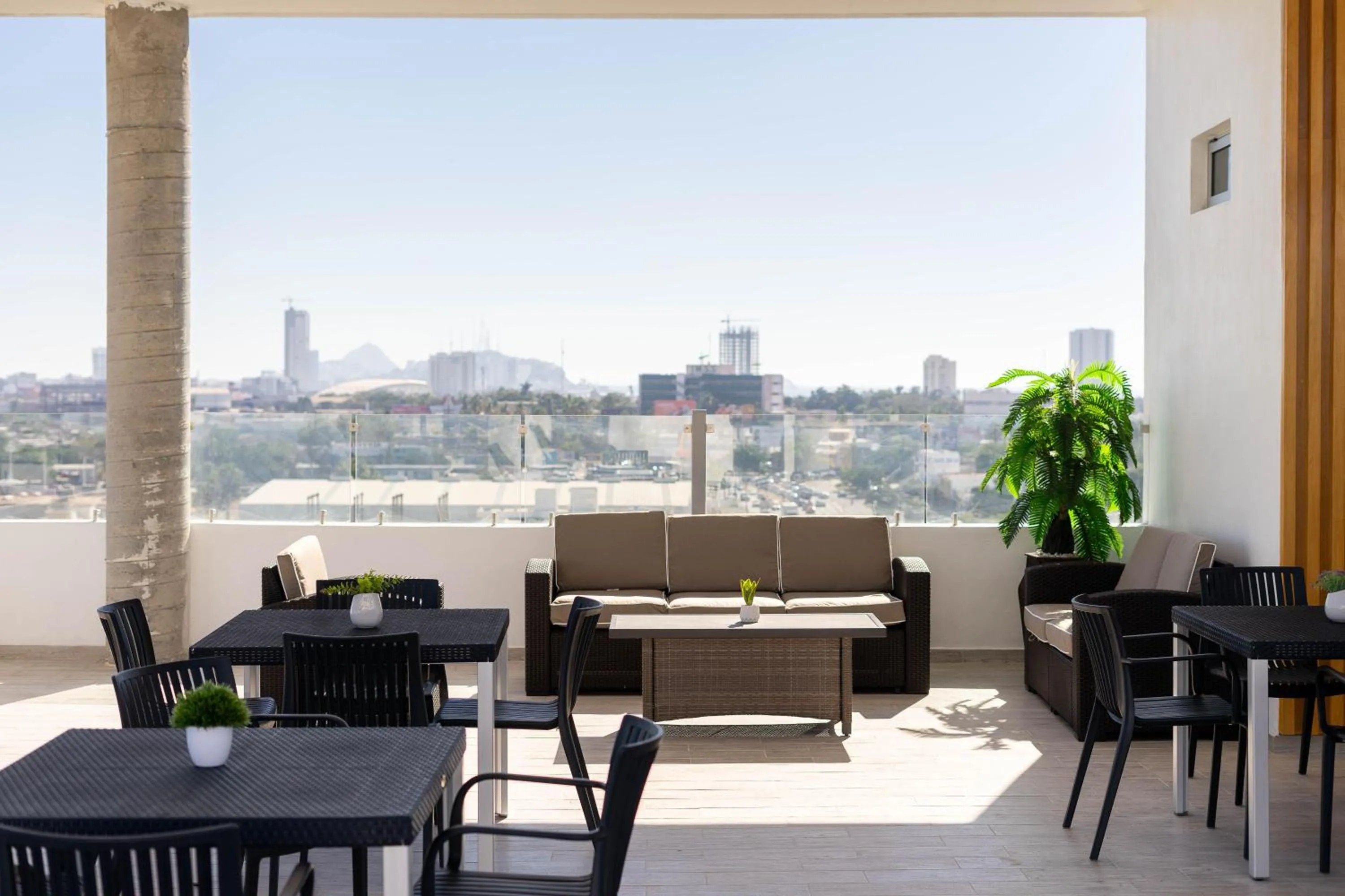 City view in Hotel Pacific Blue Mazatlan