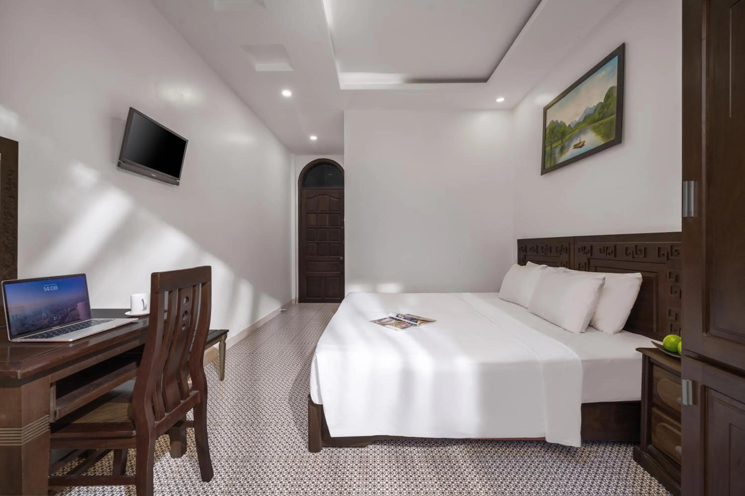 Bed in RAON Ancient Town Hotel