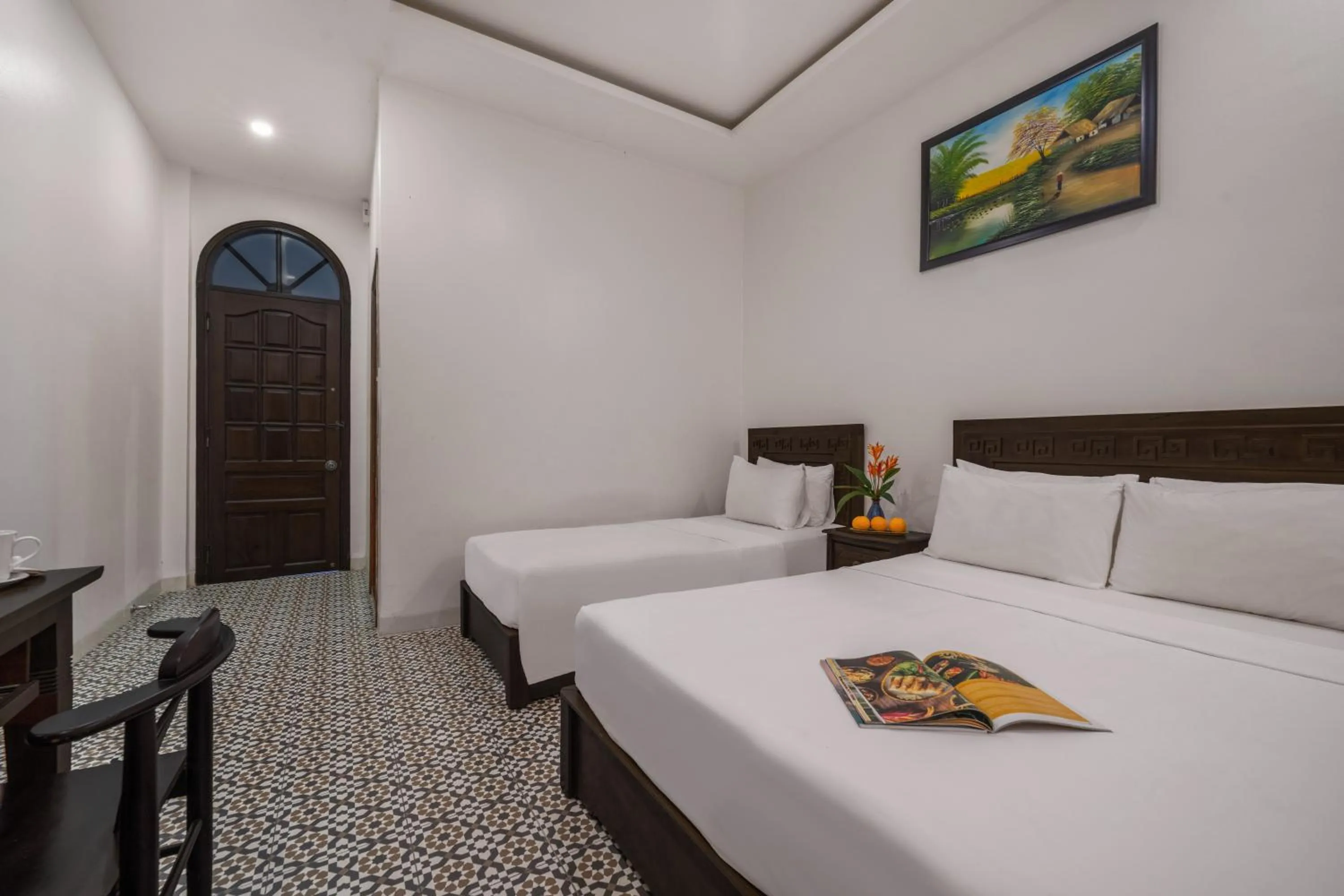 Bed in RAON Ancient Town Hotel