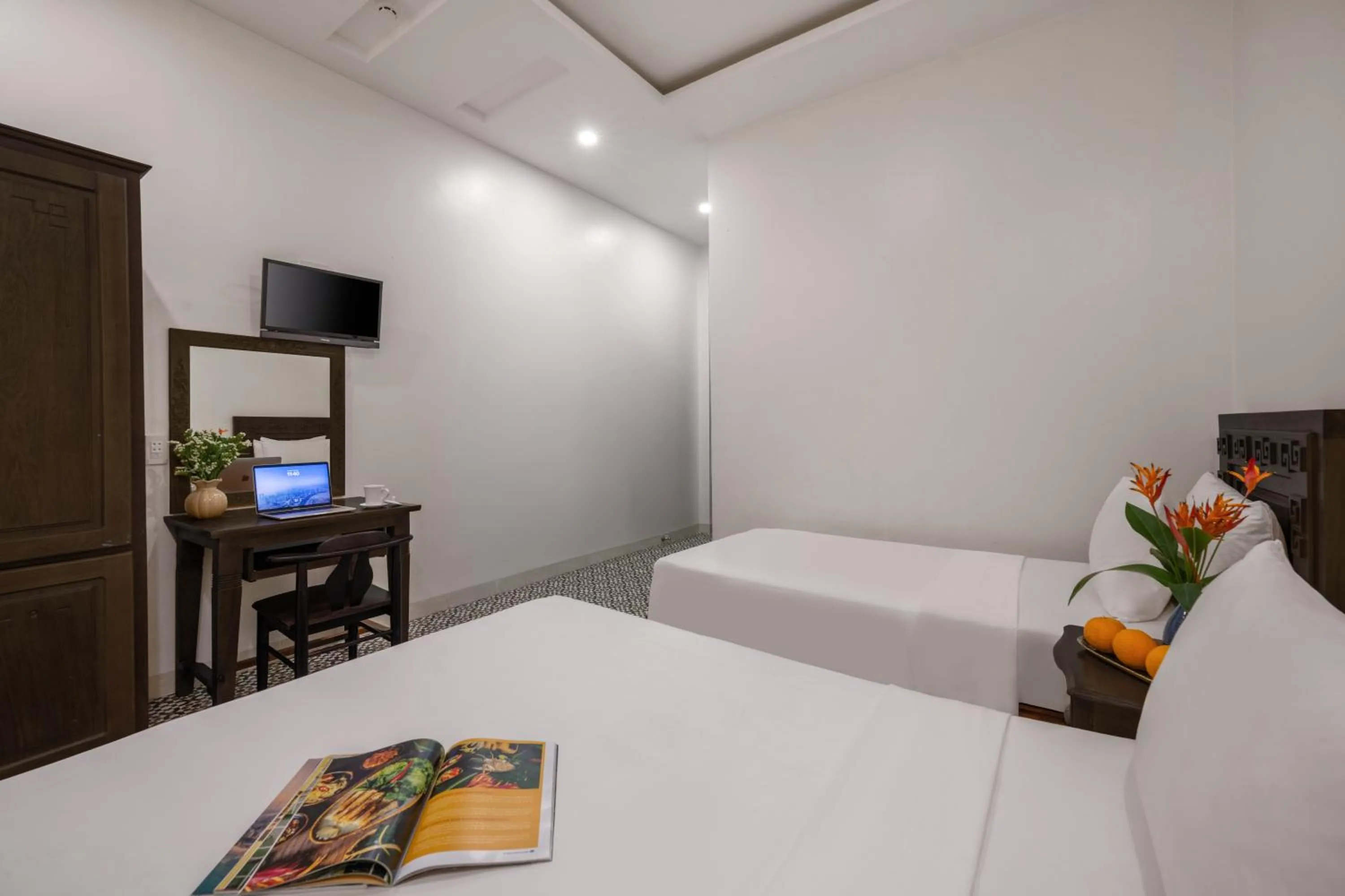 Bed in RAON Ancient Town Hotel