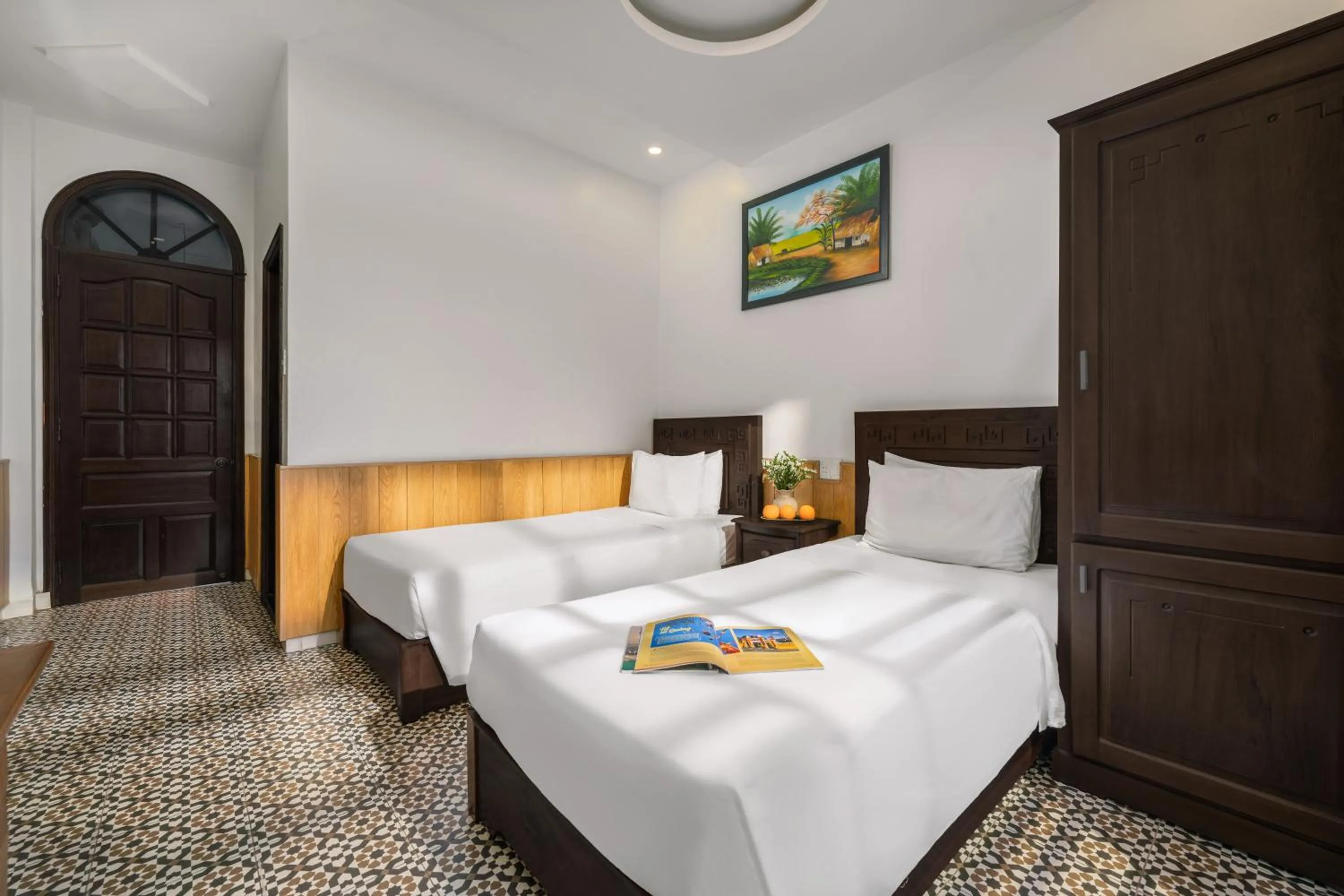 Bed in RAON Ancient Town Hotel