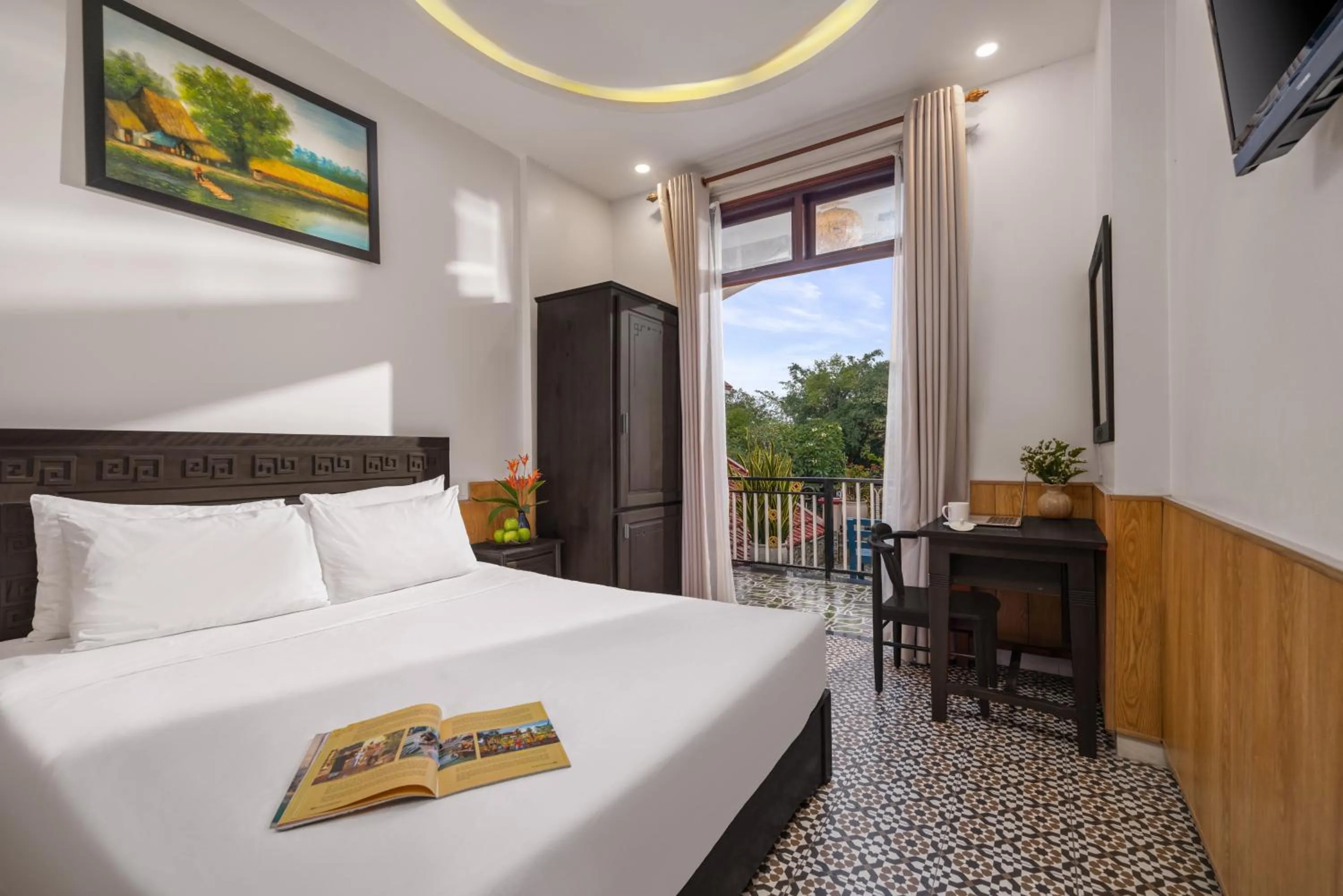 Bed in RAON Ancient Town Hotel