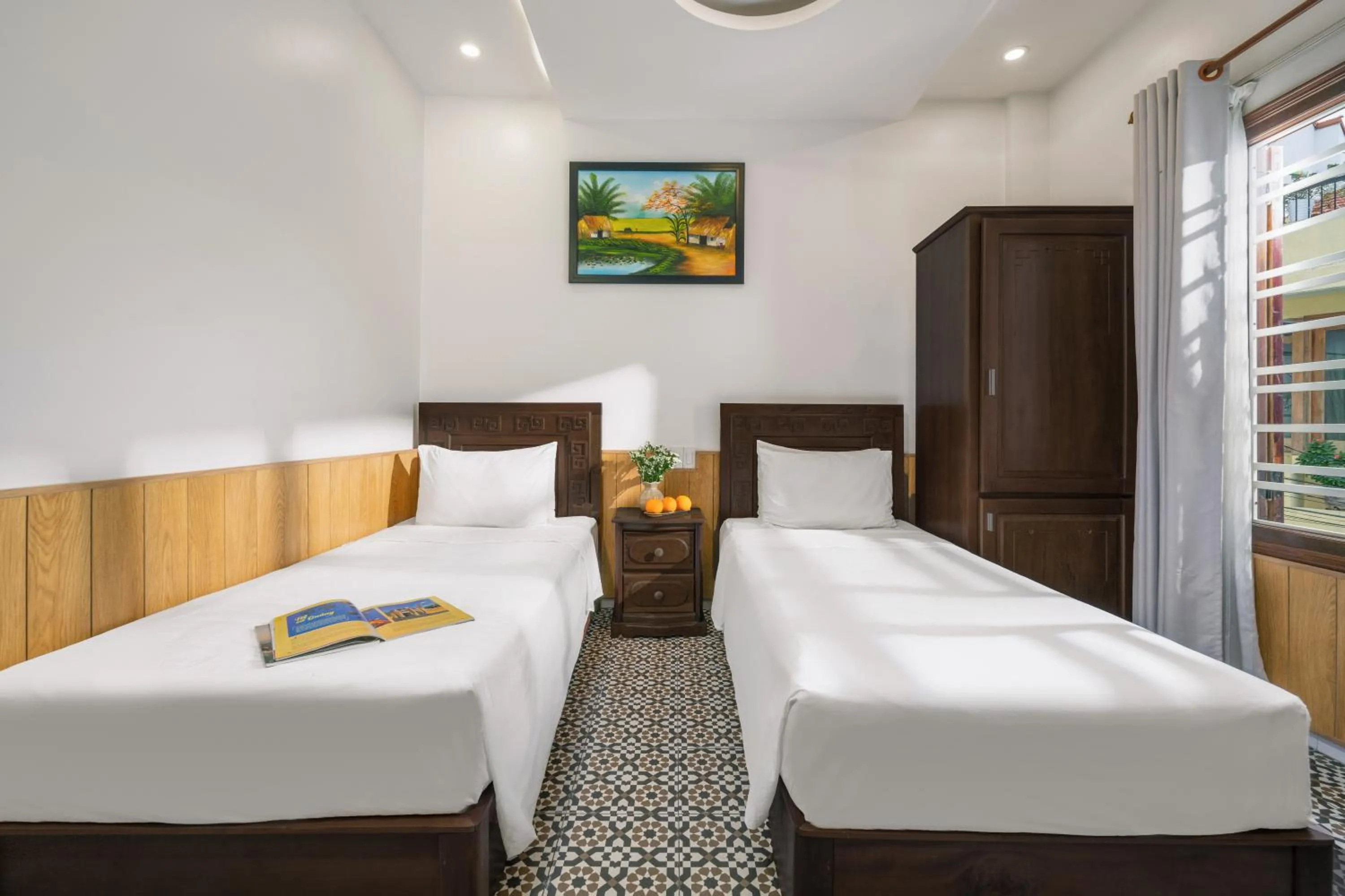 Bed in RAON Ancient Town Hotel