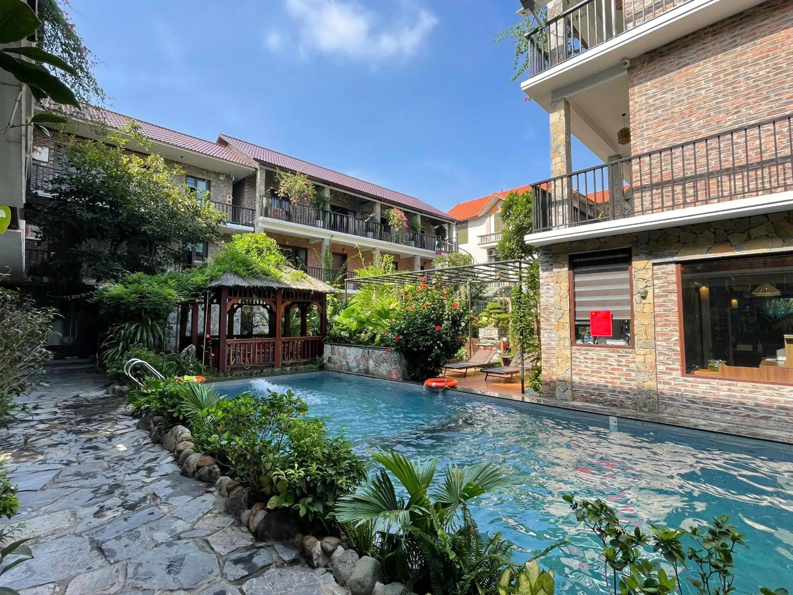 Swimming pool in Xuân Anh Garden