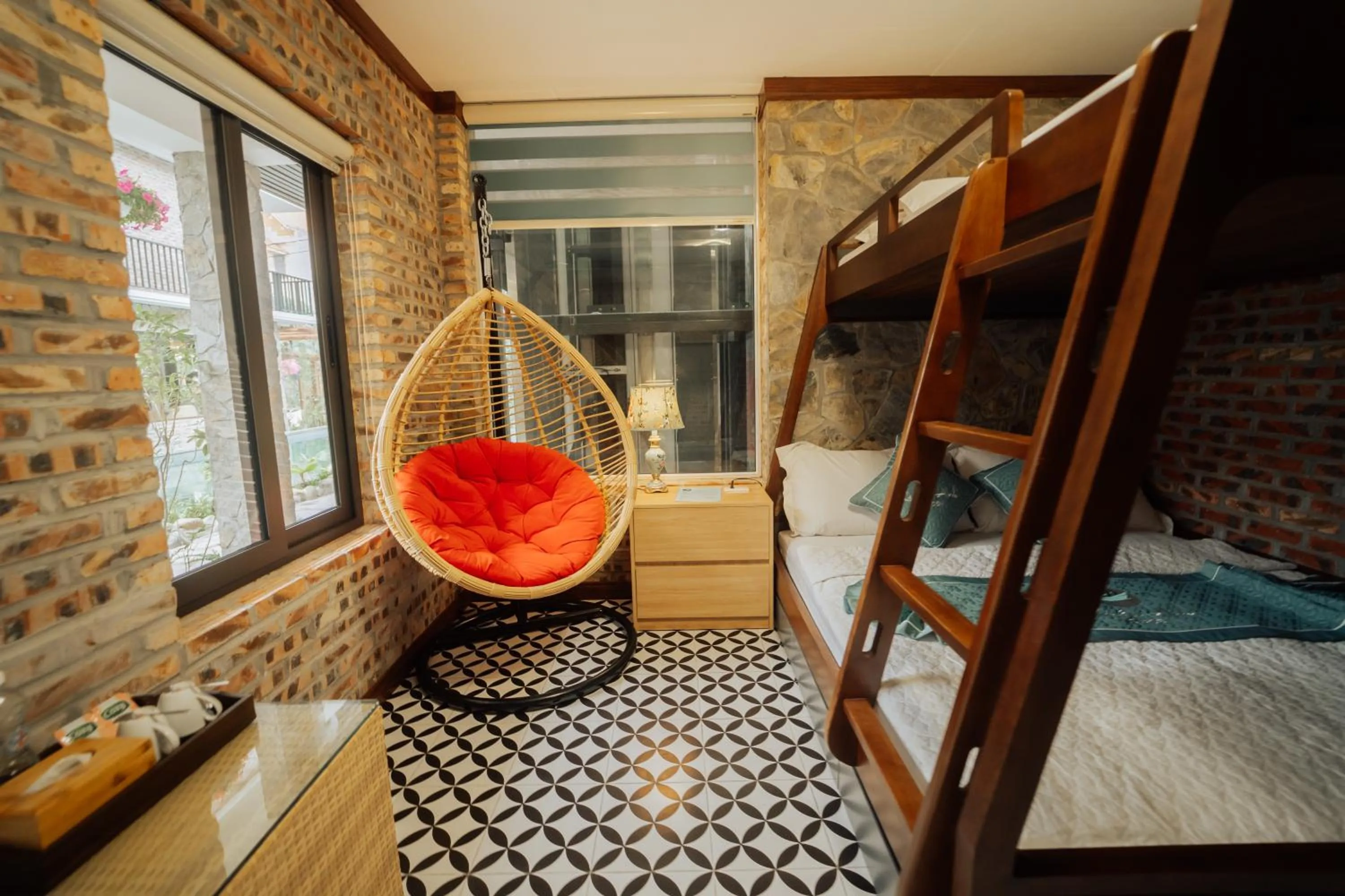 View (from property/room), Bed in Xuân Anh Garden