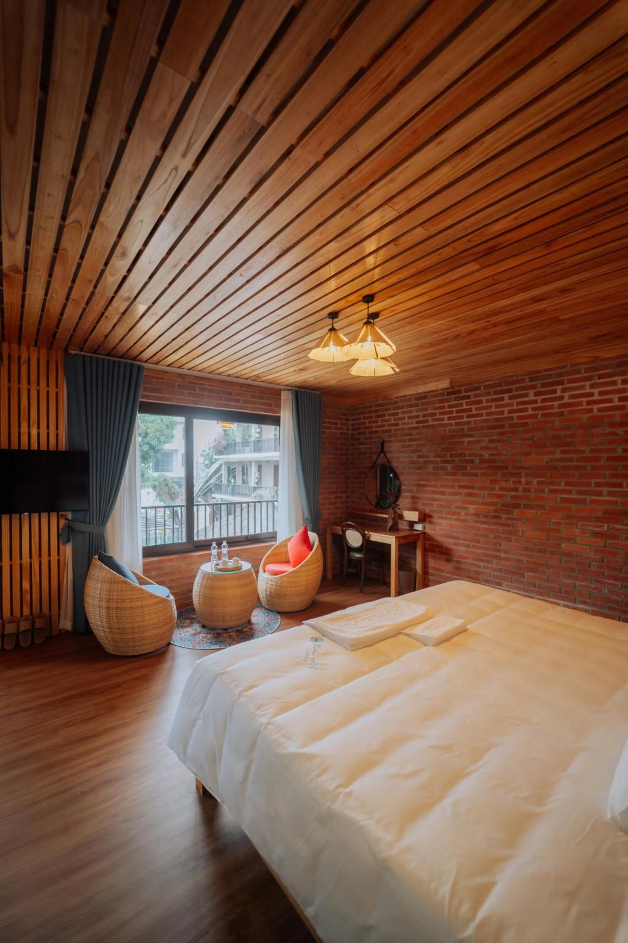 View (from property/room), Bed in Xuân Anh Garden